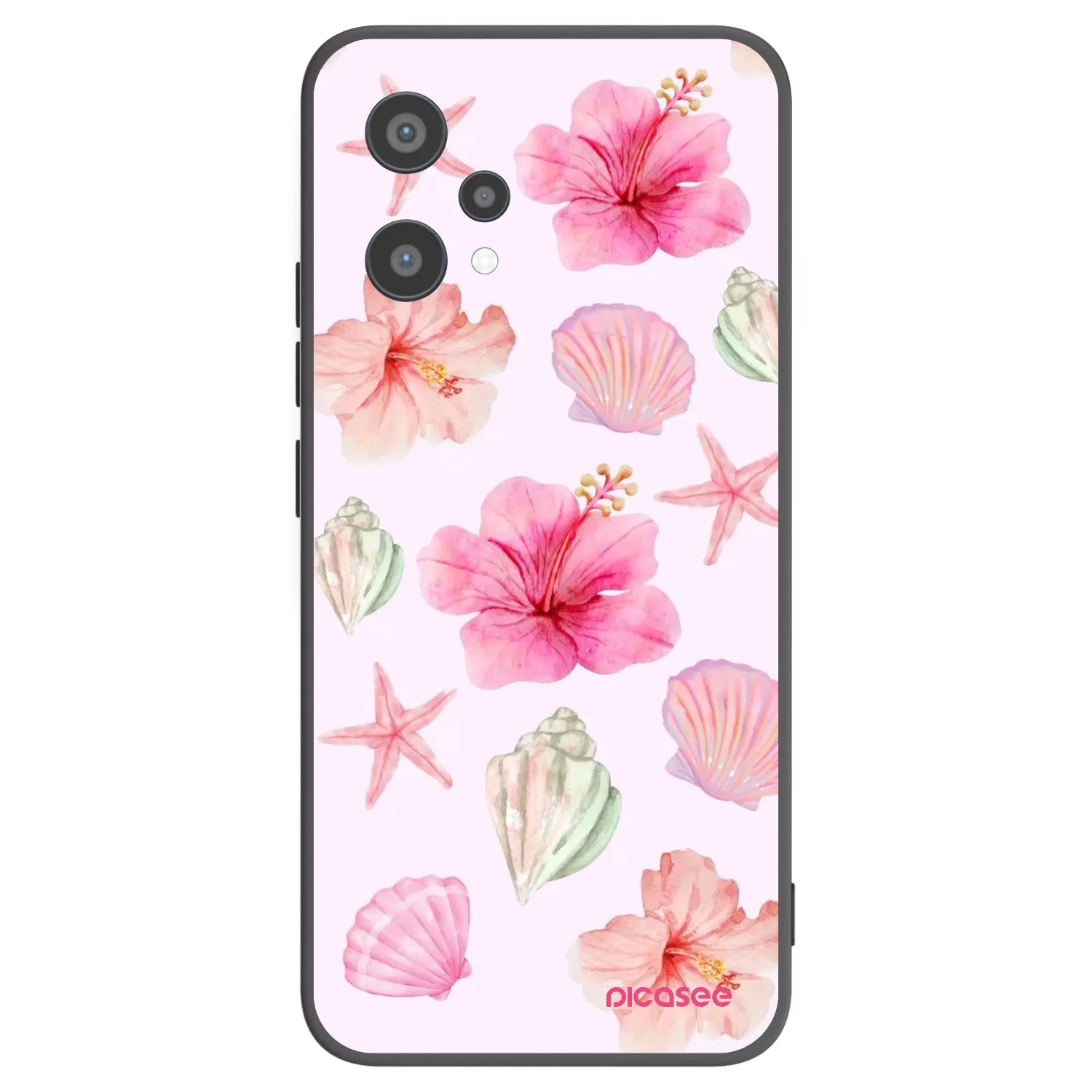 Picasee crna silikonska maskica za Realme 9 Pro 5G - Blush Lagoon