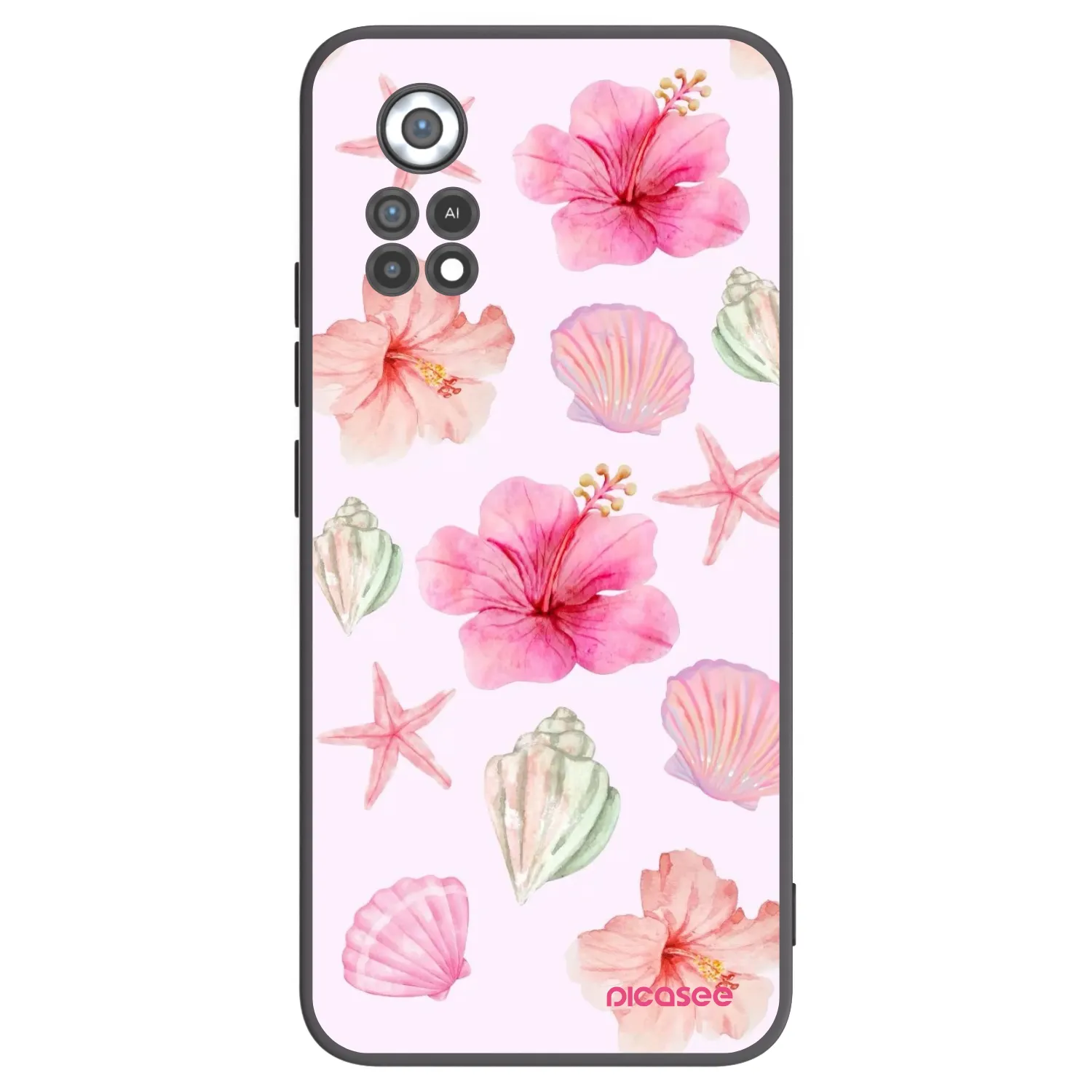 Picasee crna silikonska maskica za Xiaomi Poco X4 Pro 5G - Blush Lagoon