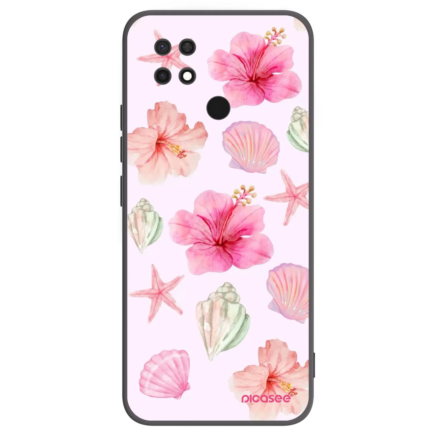Picasee crna silikonska maskica za Xiaomi Redmi 10C - Blush Lagoon