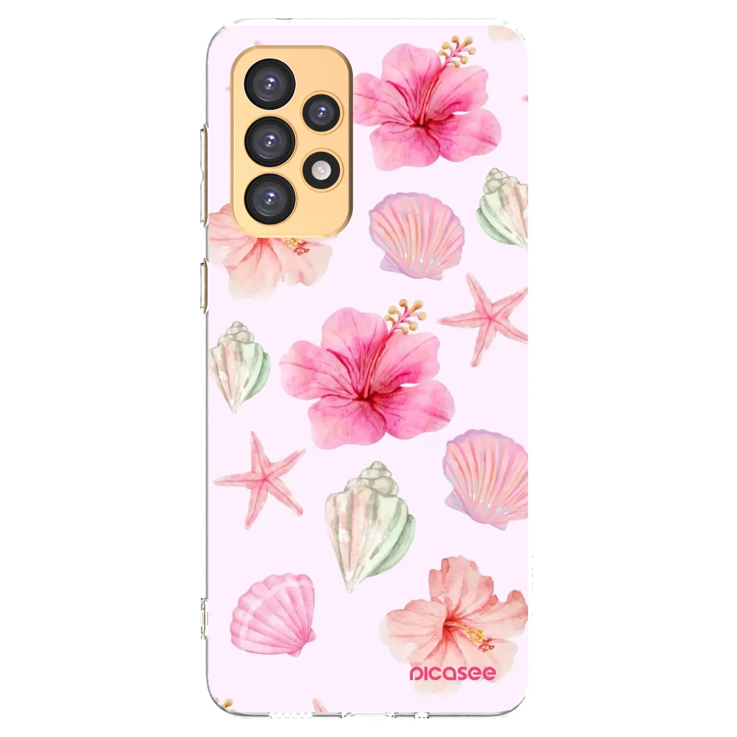 Picasee silikonska prozirna maskica za Samsung Galaxy A33 5G A336 - Blush Lagoon