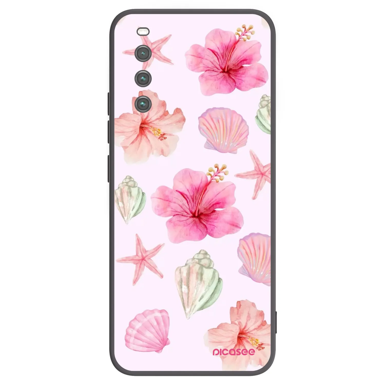 Picasee crna silikonska maskica za Sony Xperia 10 IV 5G - Blush Lagoon