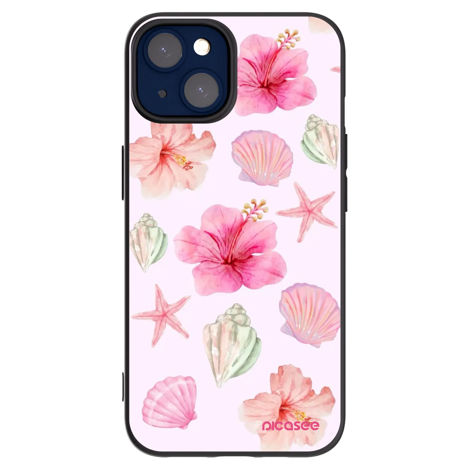 Picasee crna silikonska maskica za Apple iPhone 14 - Blush Lagoon