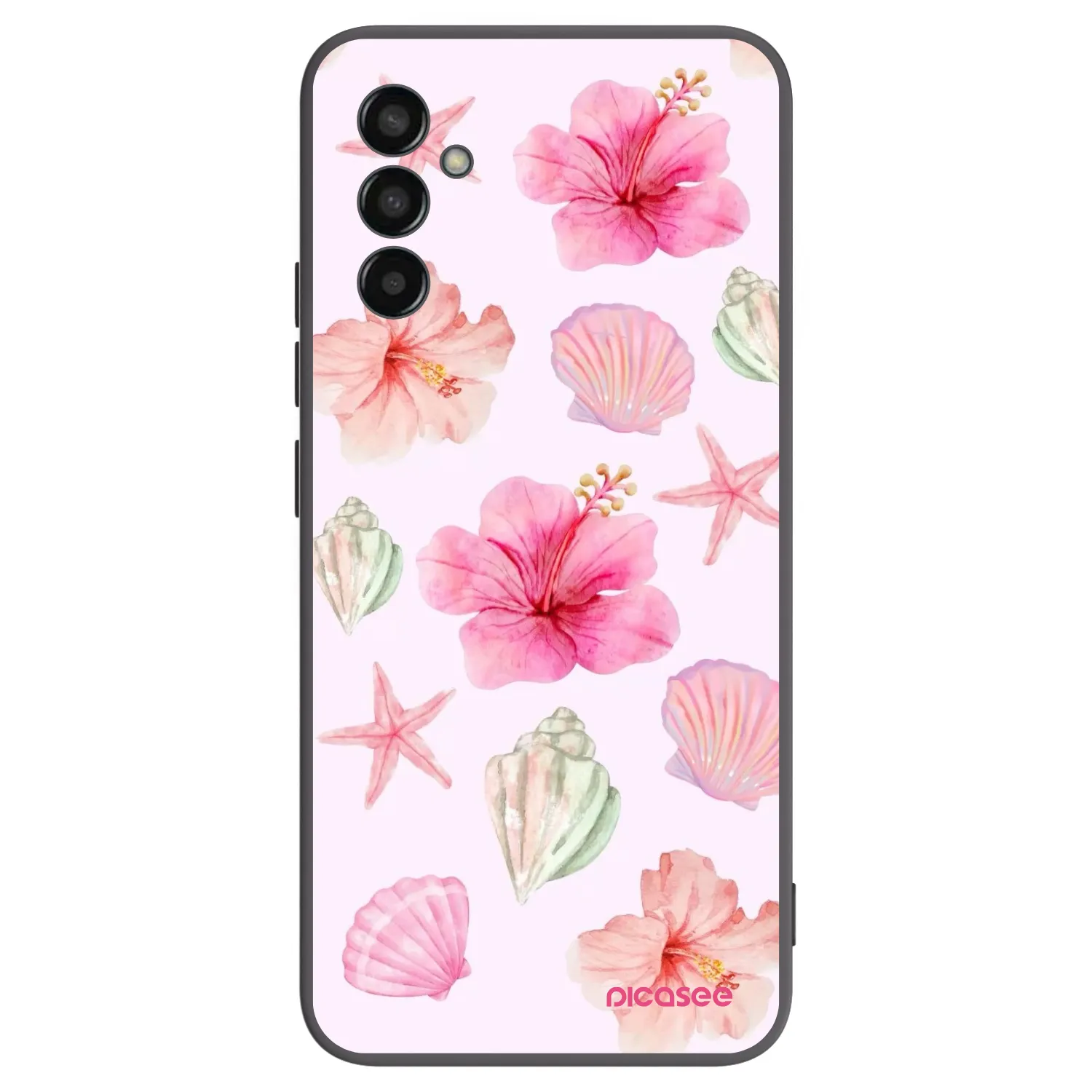 Picasee crna silikonska maskica za Samsung Galaxy M13 M135F - Blush Lagoon