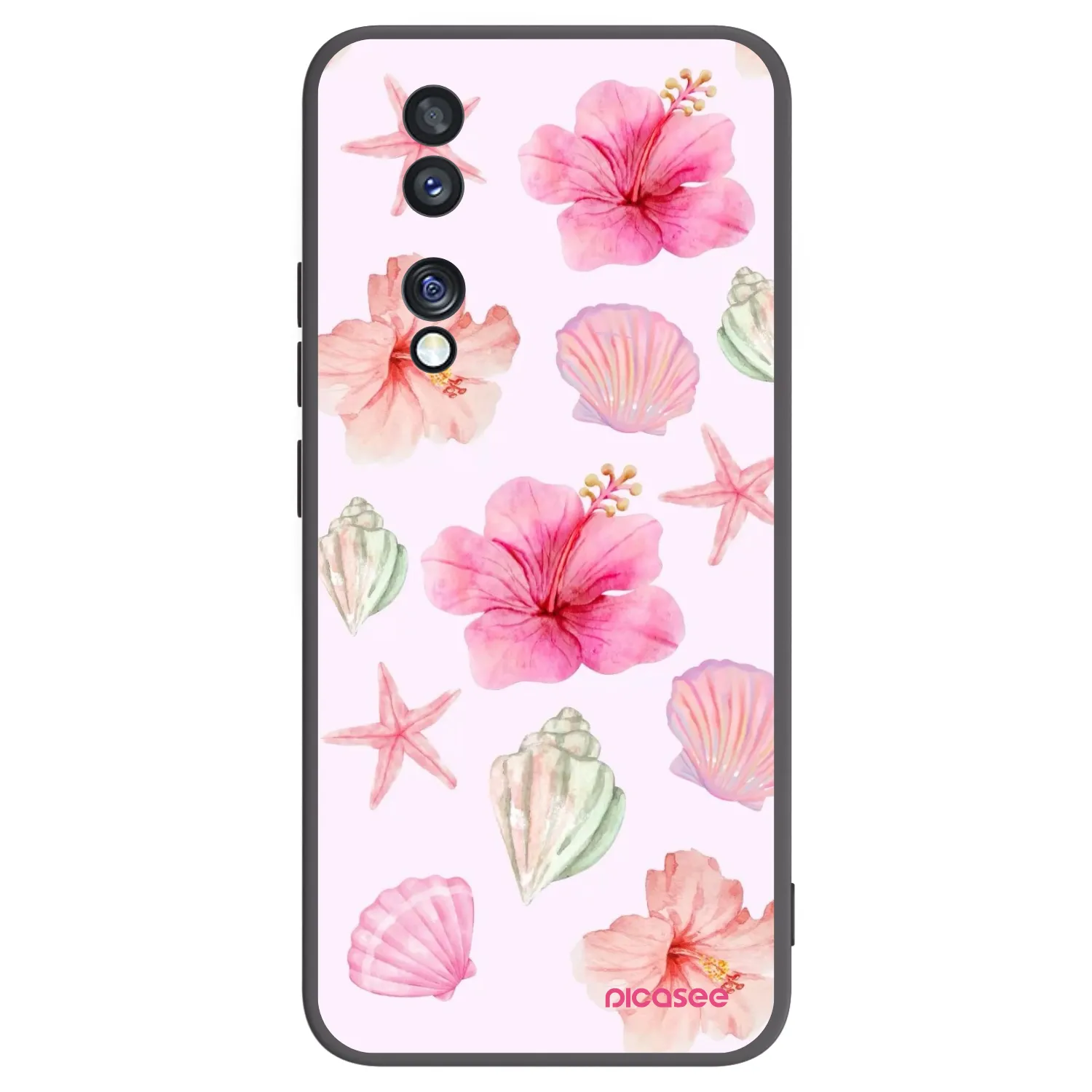 Picasee crna silikonska maskica za Honor 70 - Blush Lagoon