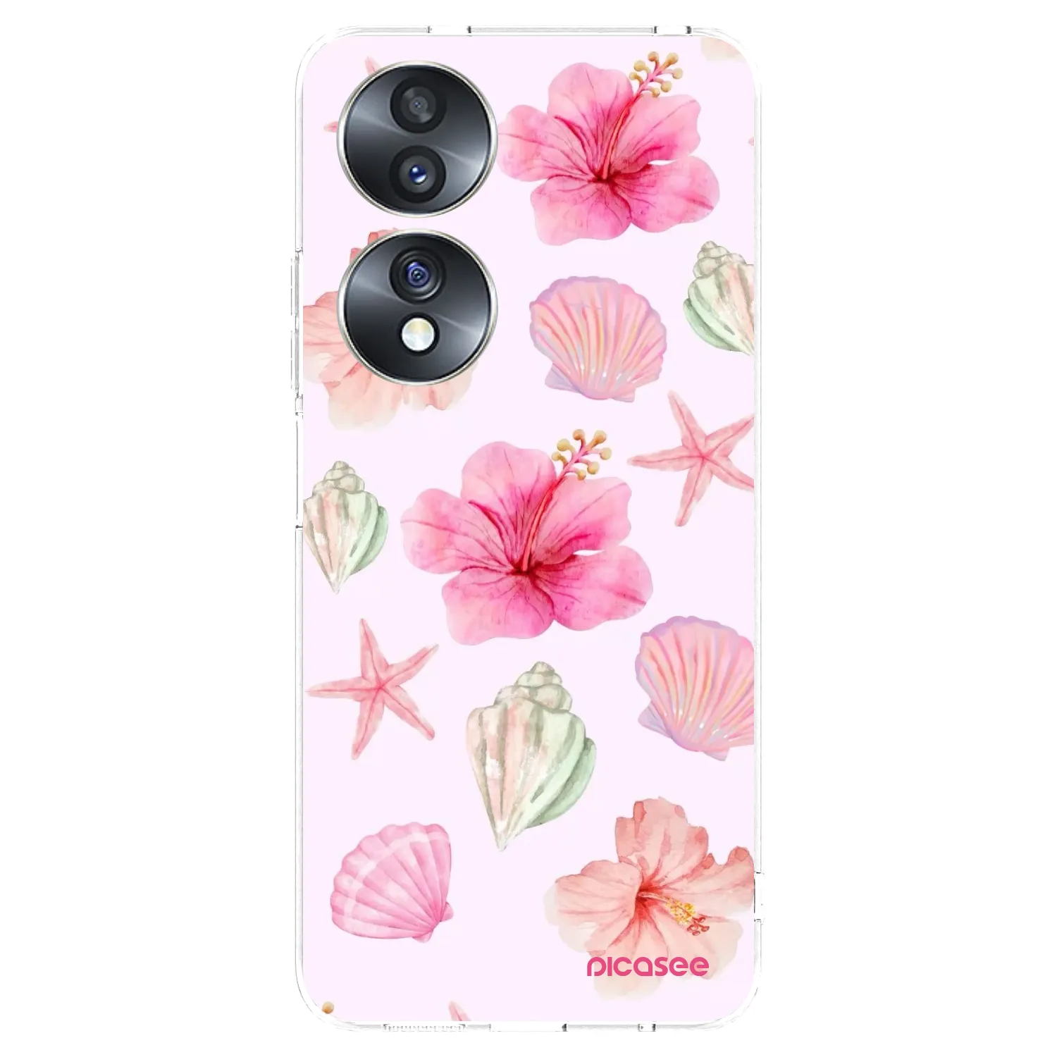 Picasee silikonska prozirna maskica za Honor 70 - Blush Lagoon