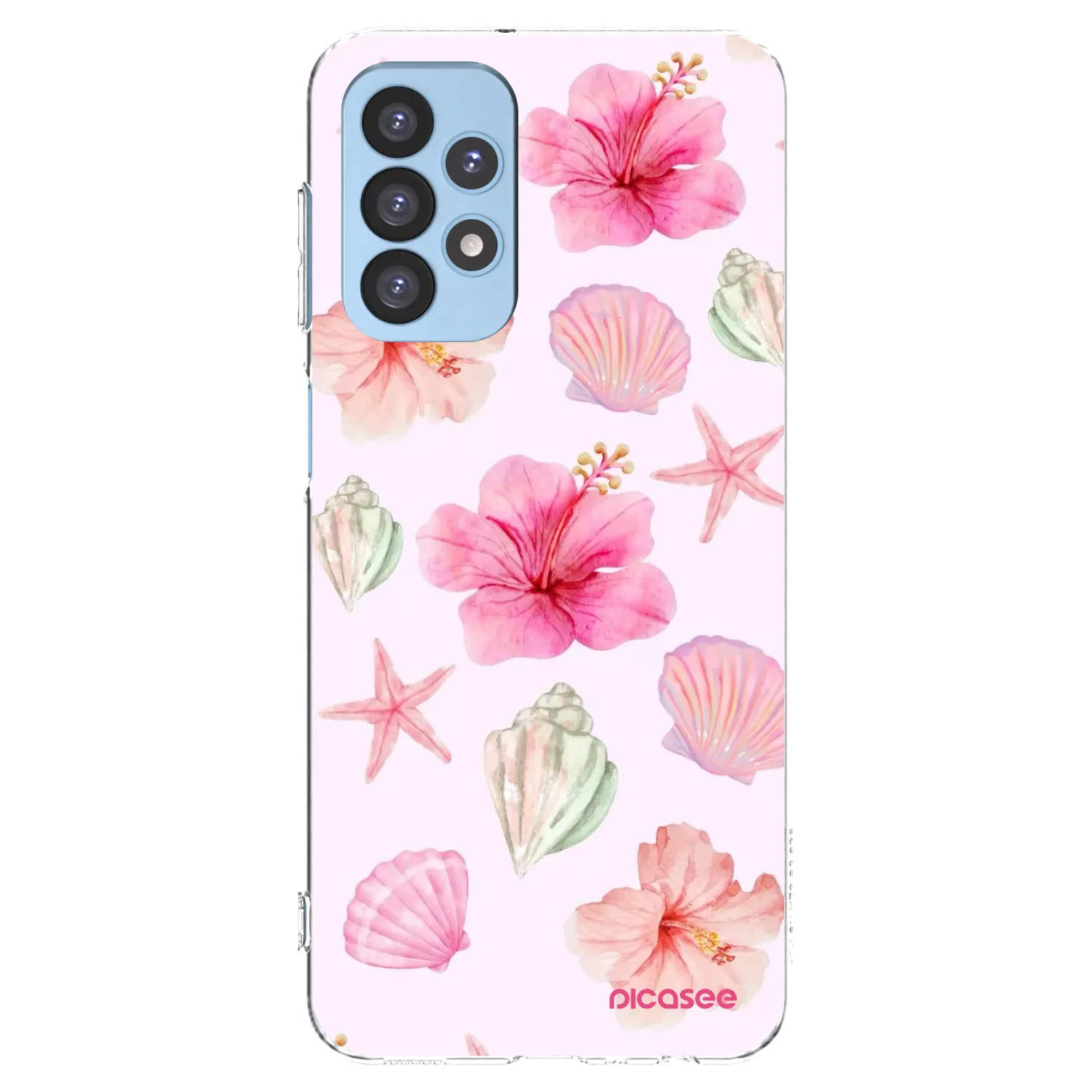 Picasee silikonska prozirna maskica za Samsung Galaxy A23 A235F 4G - Blush Lagoon