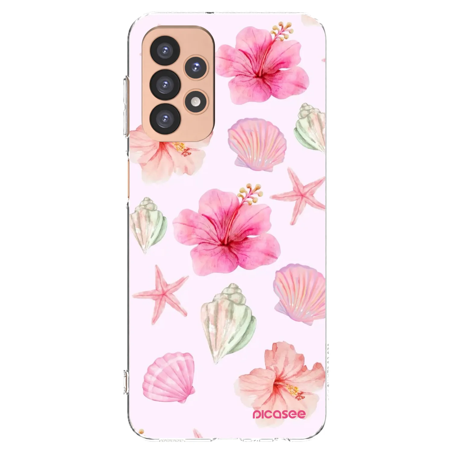 Picasee silikonska prozirna maskica za Samsung Galaxy A23 A236B 5G - Blush Lagoon