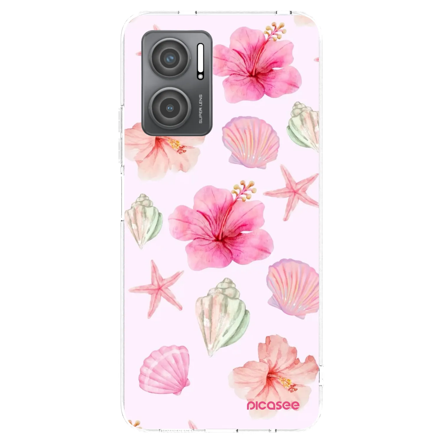 Picasee silikonska prozirna maskica za Xiaomi Redmi 10 5G - Blush Lagoon