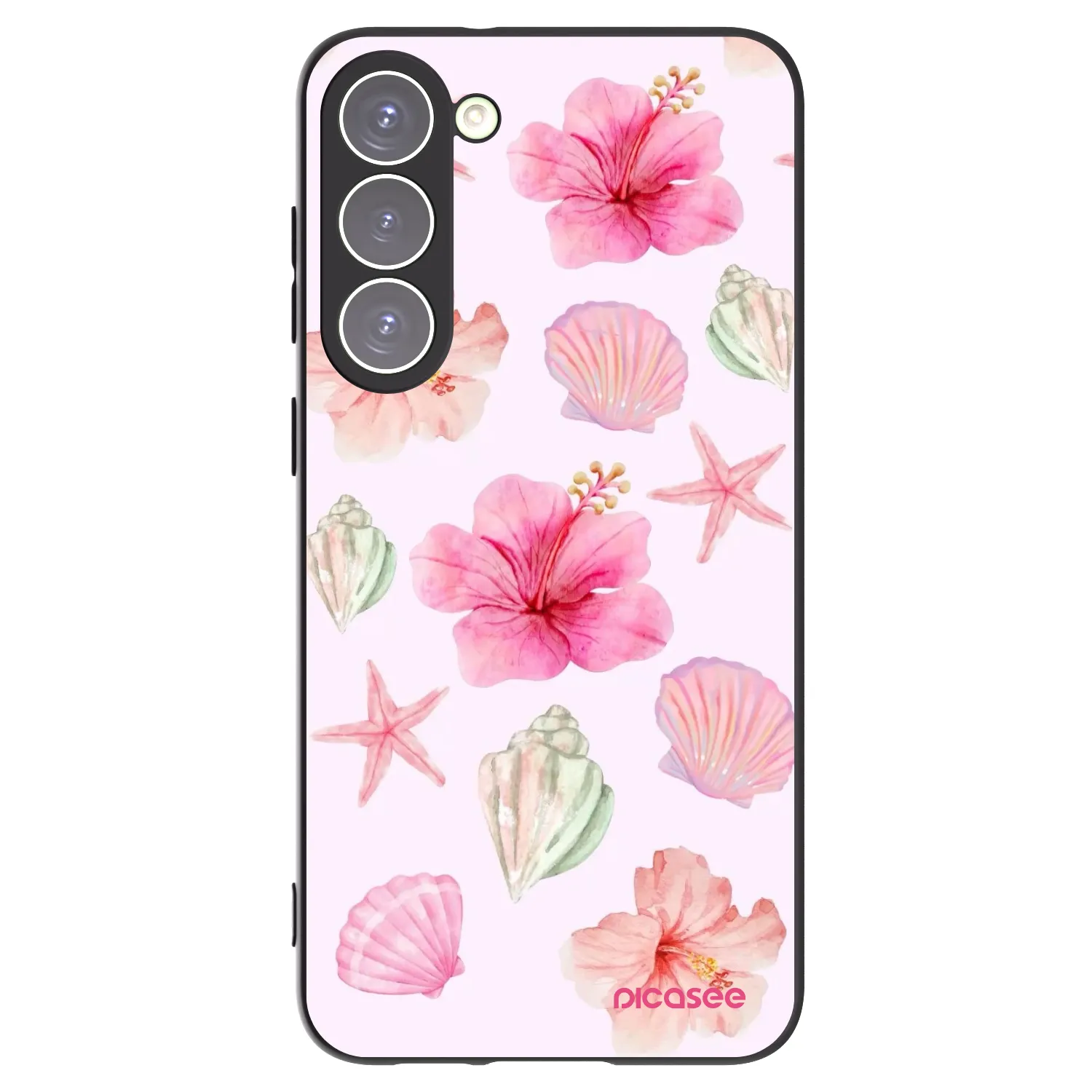 Picasee crna silikonska maskica za Samsung Galaxy S23+ 5G - Blush Lagoon