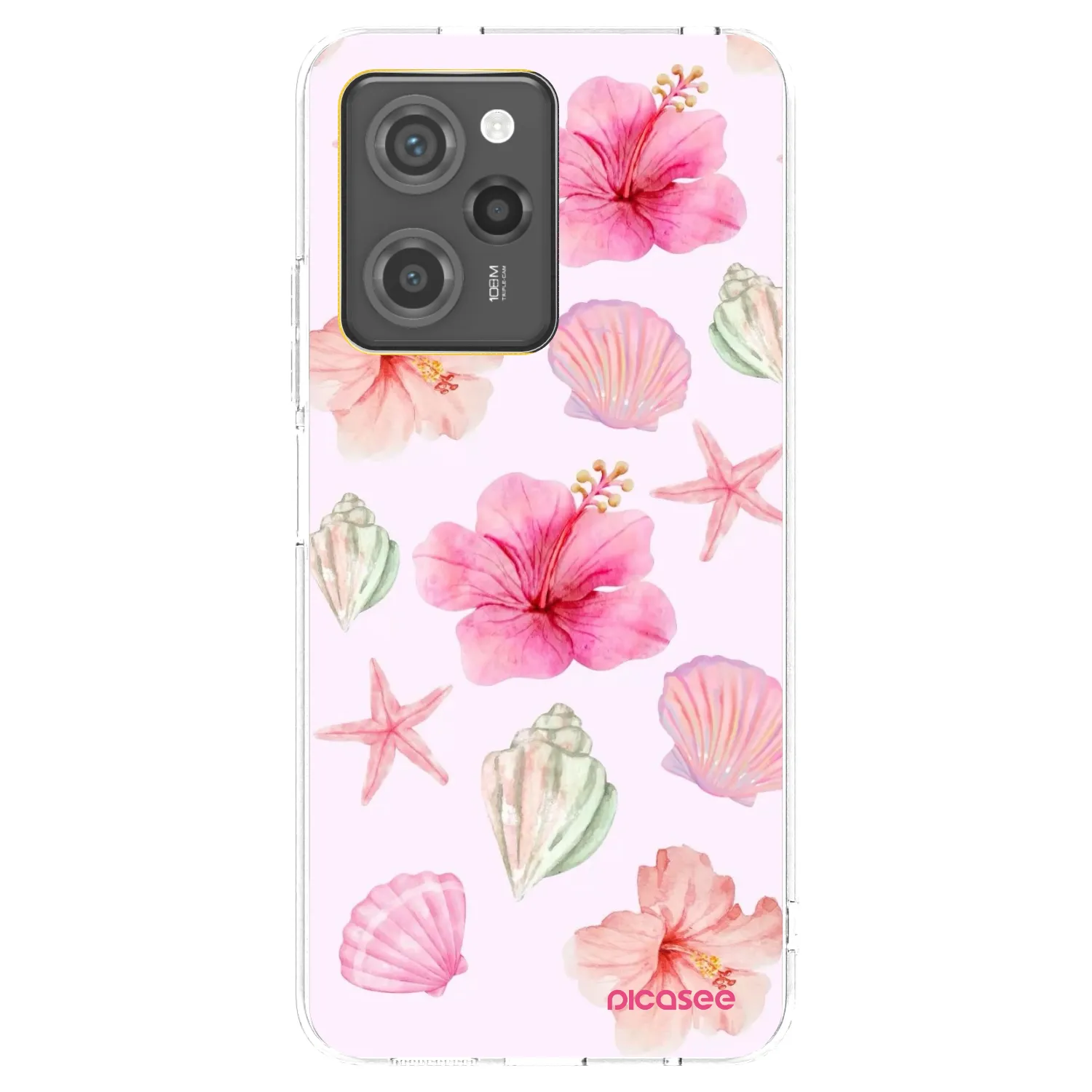 Picasee crna silikonska maskica za Xiaomi Poco X5 Pro - Blush Lagoon