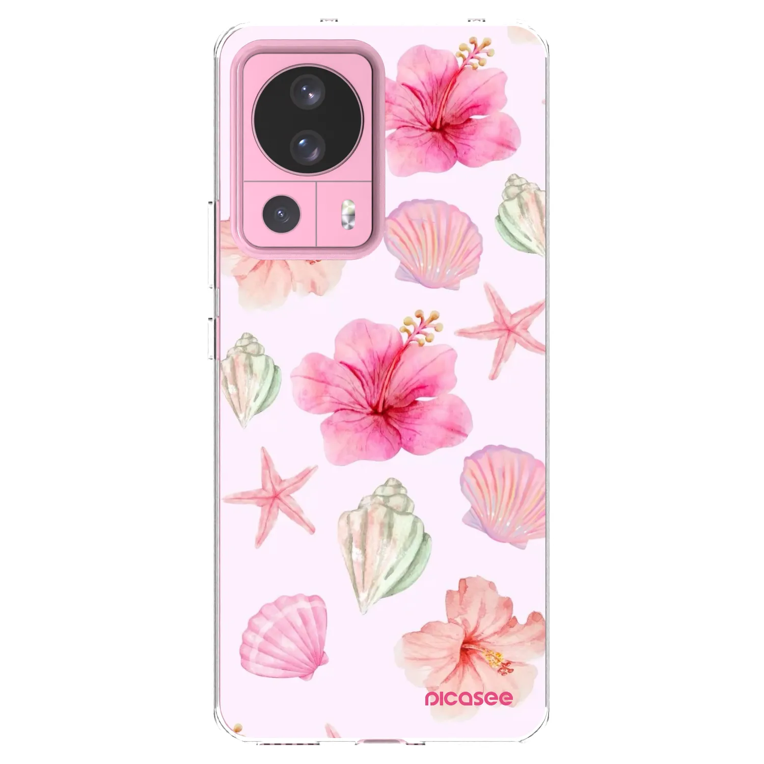 Picasee silikonska prozirna maskica za Xiaomi 13 Lite - Blush Lagoon