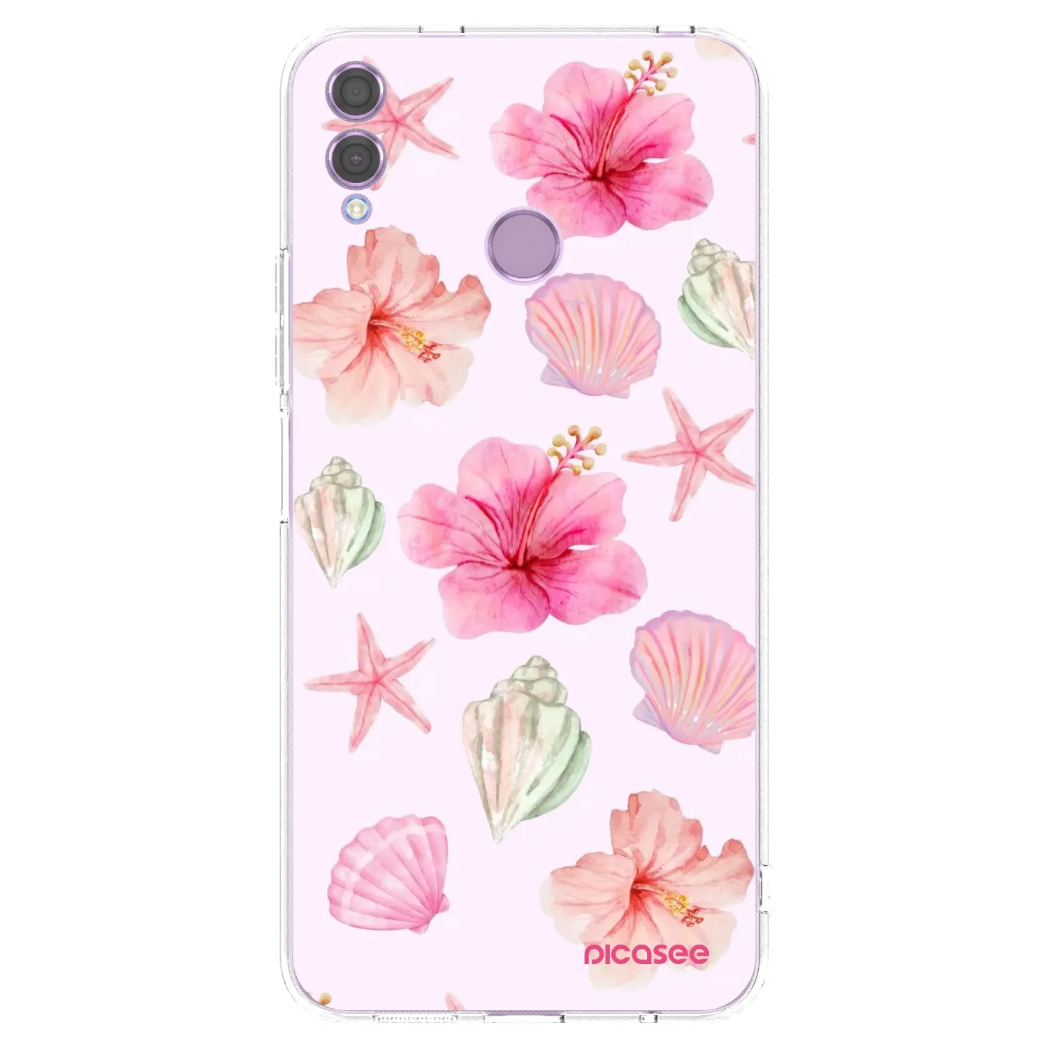 Picasee silikonska prozirna maskica za Honor 8X - Blush Lagoon