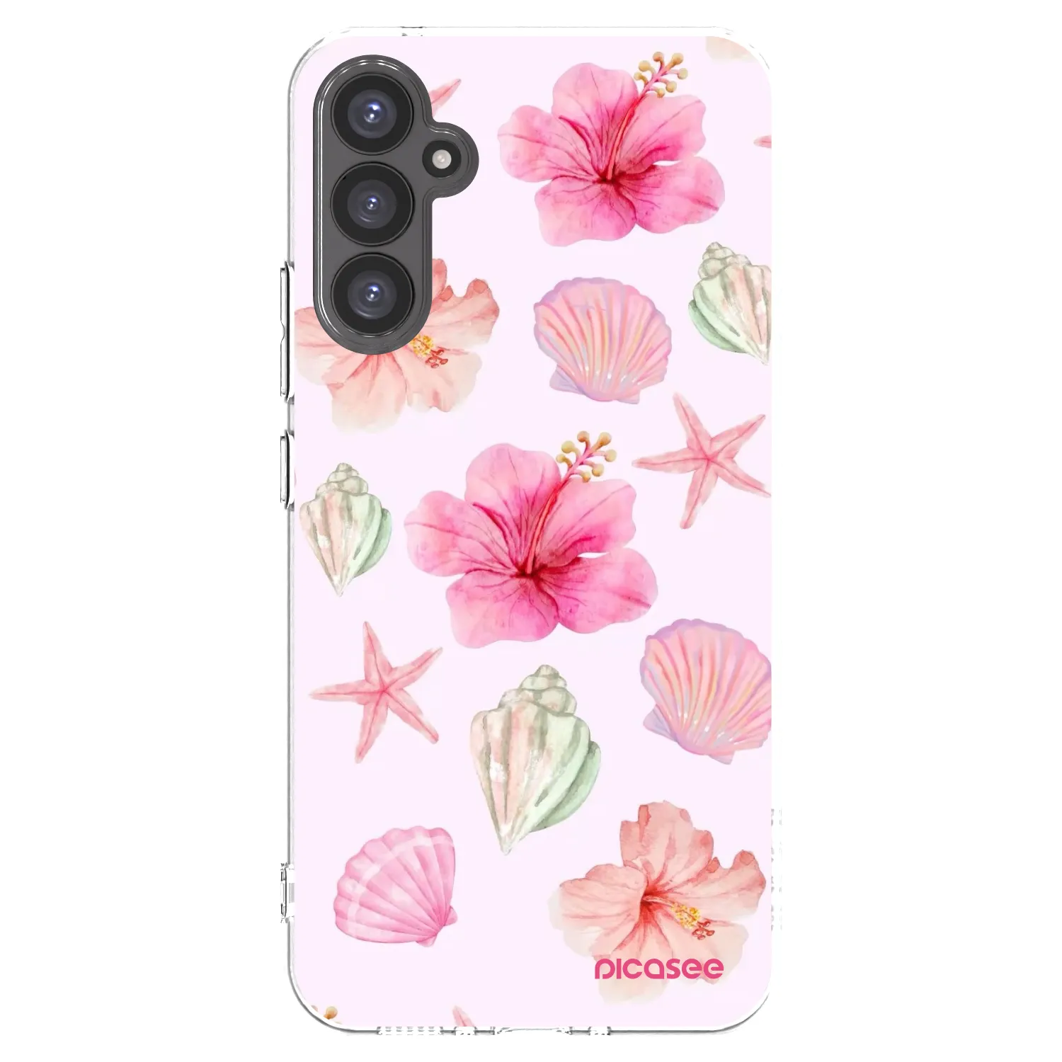 Picasee silikonska prozirna maskica za Samsung Galaxy A34 5G A346B - Blush Lagoon