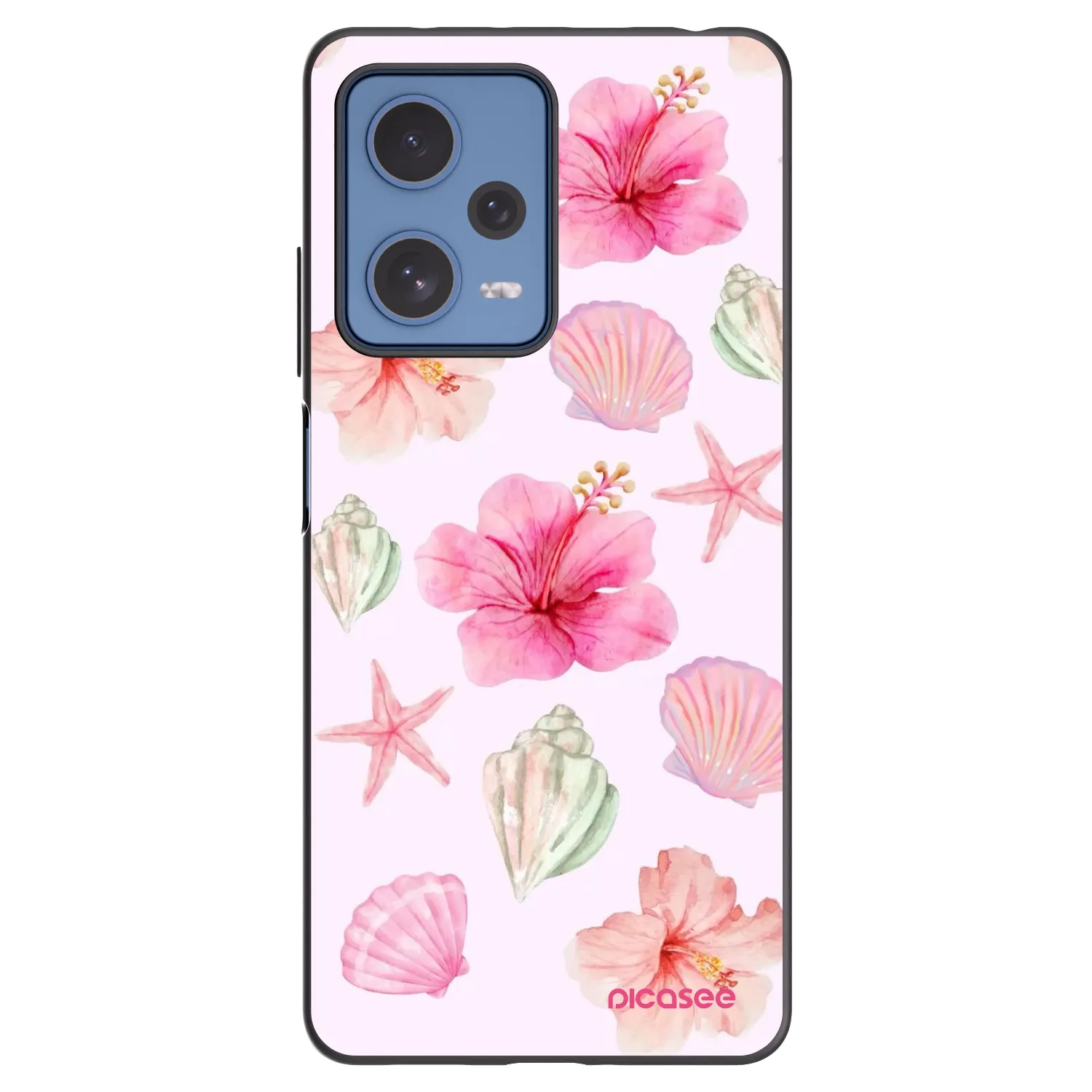 Picasee crna silikonska maskica za Xiaomi Redmi Note 12 Pro 5G - Blush Lagoon