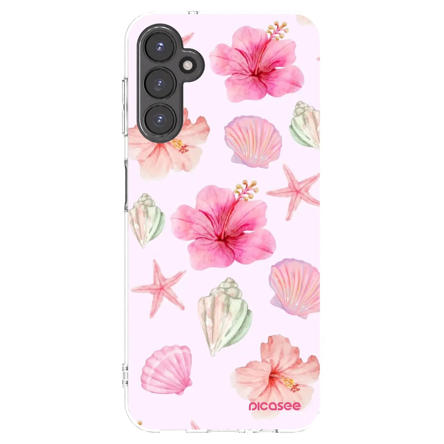 Picasee silikonska prozirna maskica za Samsung Galaxy A14 5G A146P - Blush Lagoon