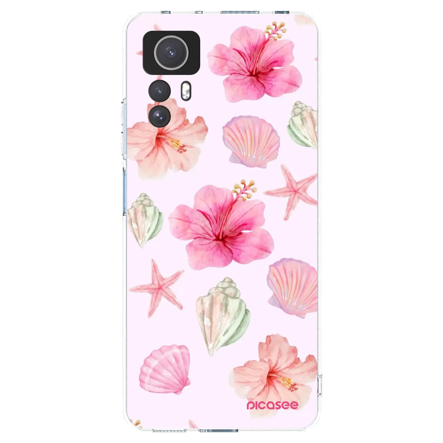 Picasee silikonska prozirna maskica za Xiaomi Redmi Note 12S - Blush Lagoon