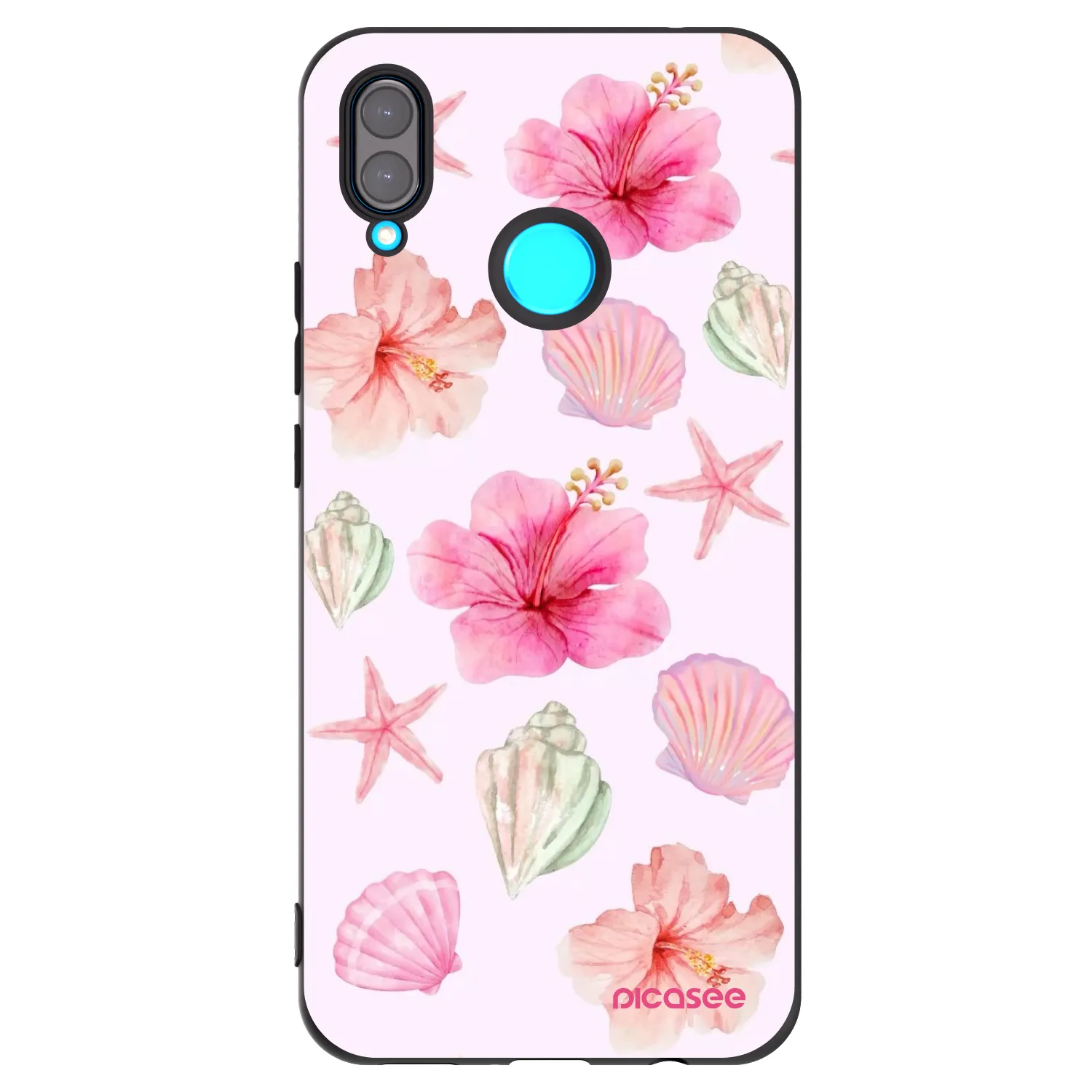 Picasee crna silikonska maskica za Huawei Nova 3 - Blush Lagoon