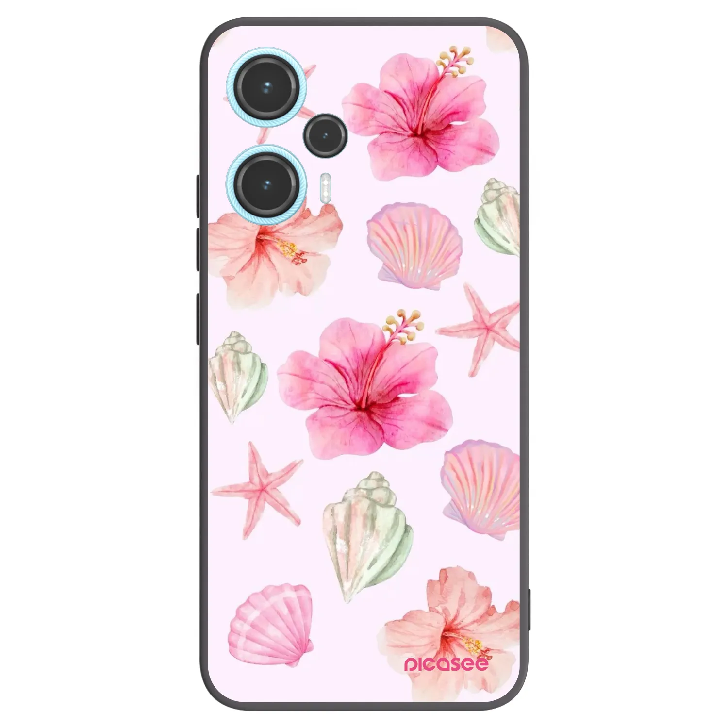 Picasee crna silikonska maskica za Xiaomi Poco F5 - Blush Lagoon