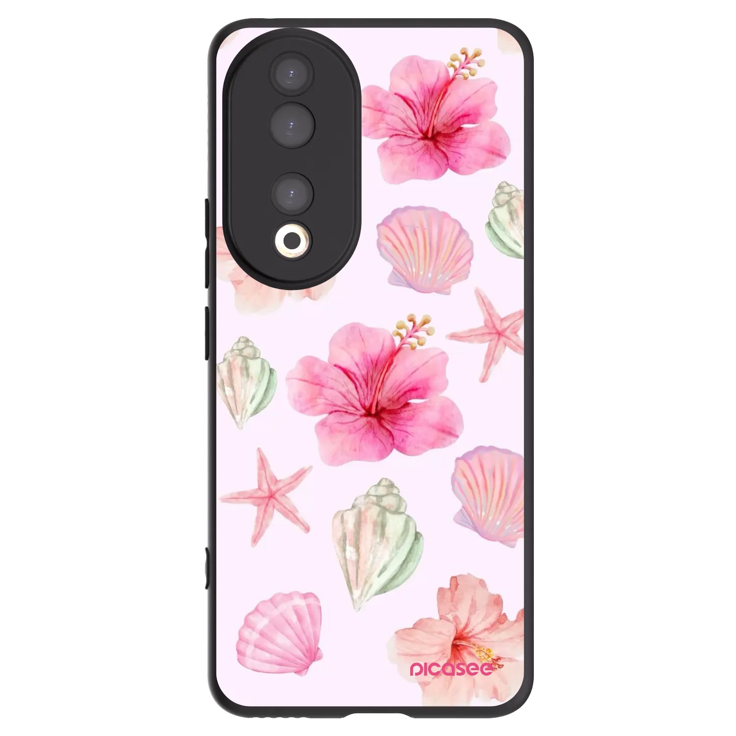 Picasee crna silikonska maskica za Honor 90 5G - Blush Lagoon