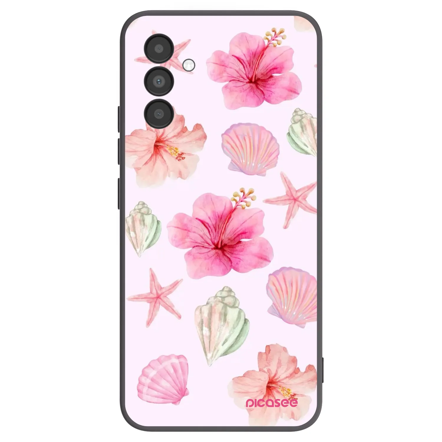 Picasee crna silikonska maskica za Samsung Galaxy A04s A047F - Blush Lagoon