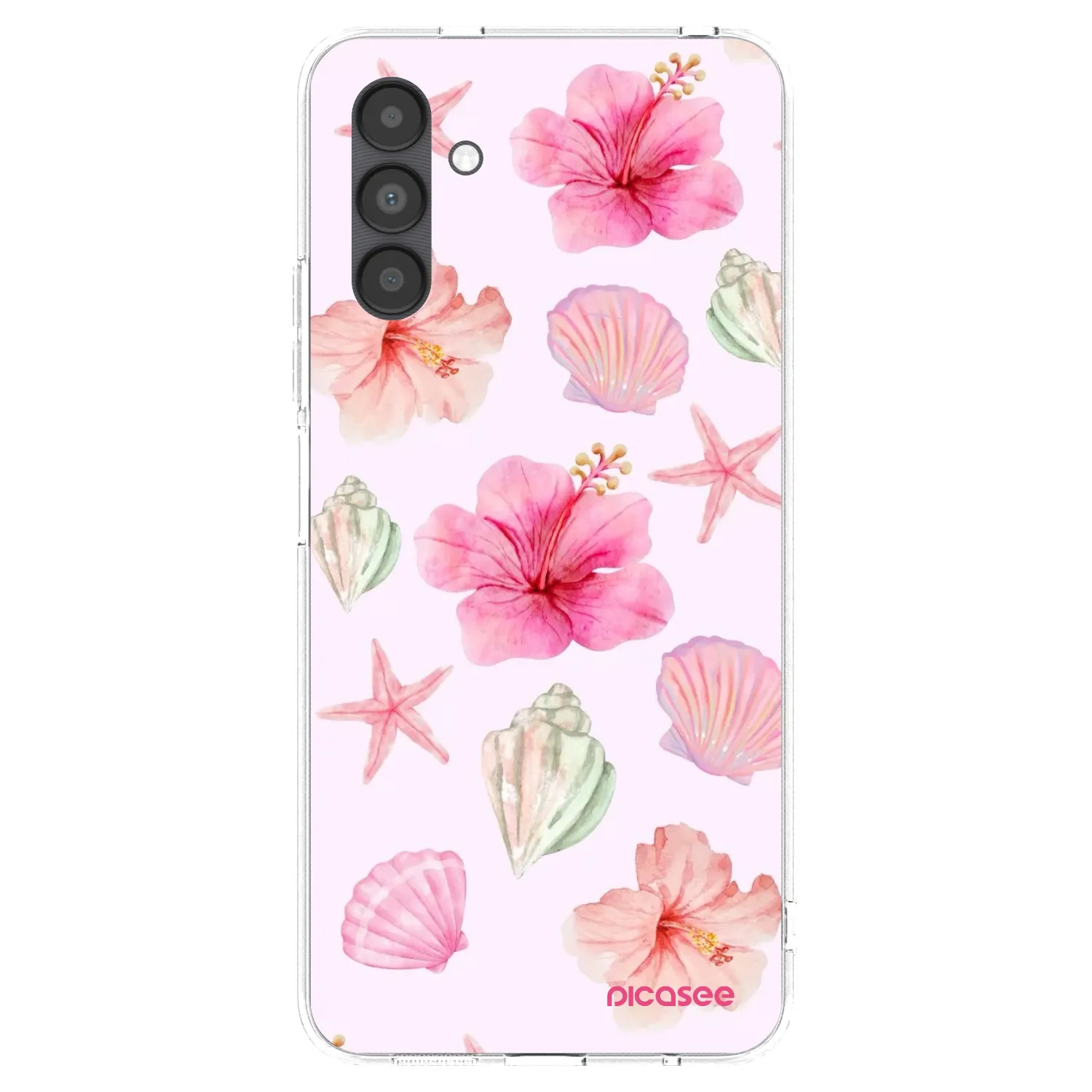 Picasee silikonska prozirna maskica za Samsung Galaxy A04s A047F - Blush Lagoon