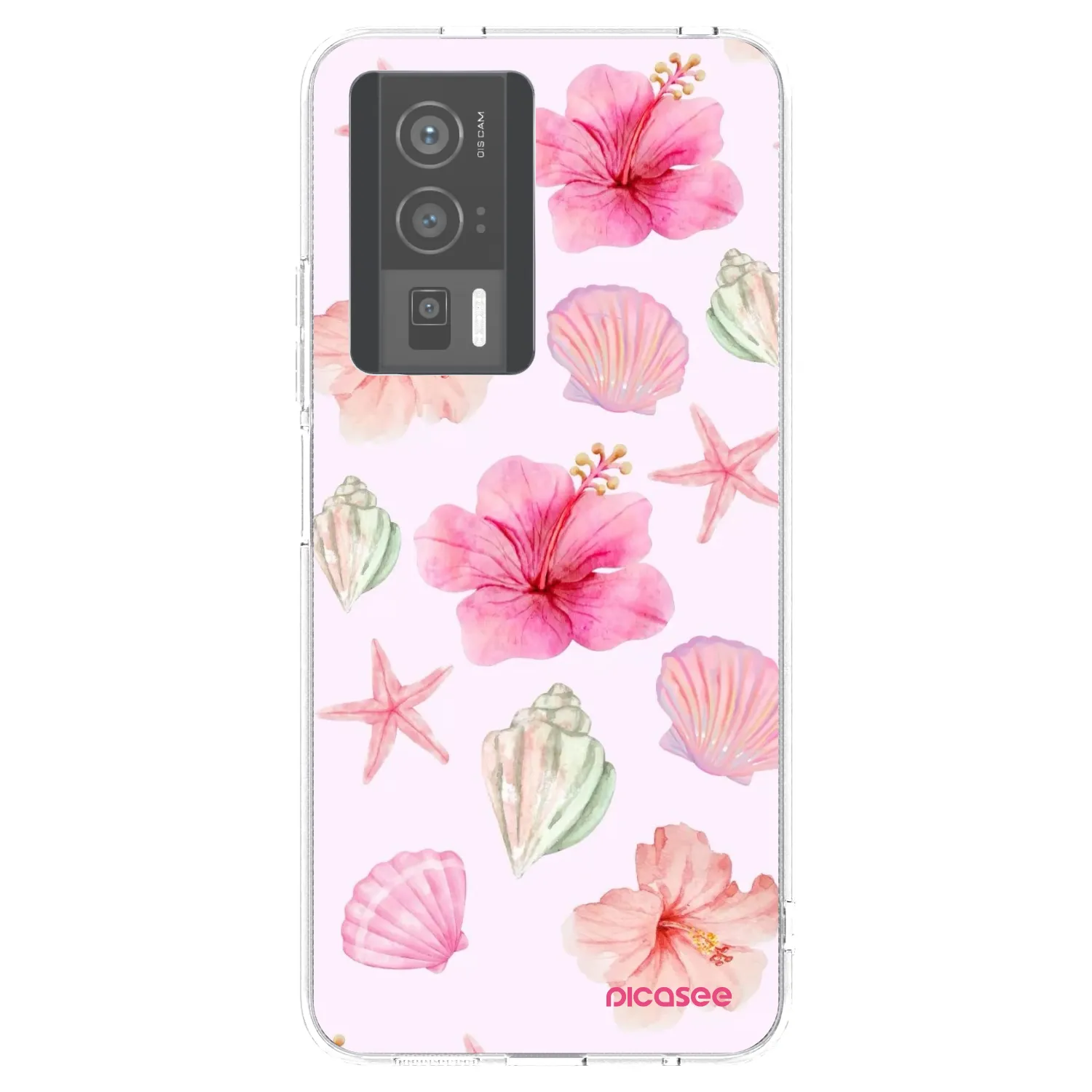Picasee silikonska prozirna maskica za Xiaomi Poco F5 Pro 5G - Blush Lagoon