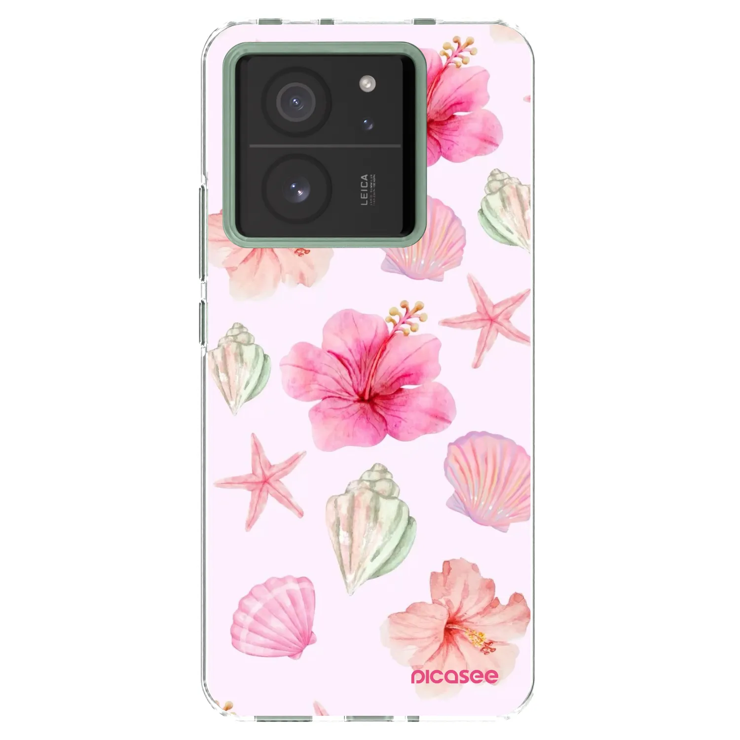 Picasee silikonska prozirna maskica za Xiaomi 13T Pro - Blush Lagoon