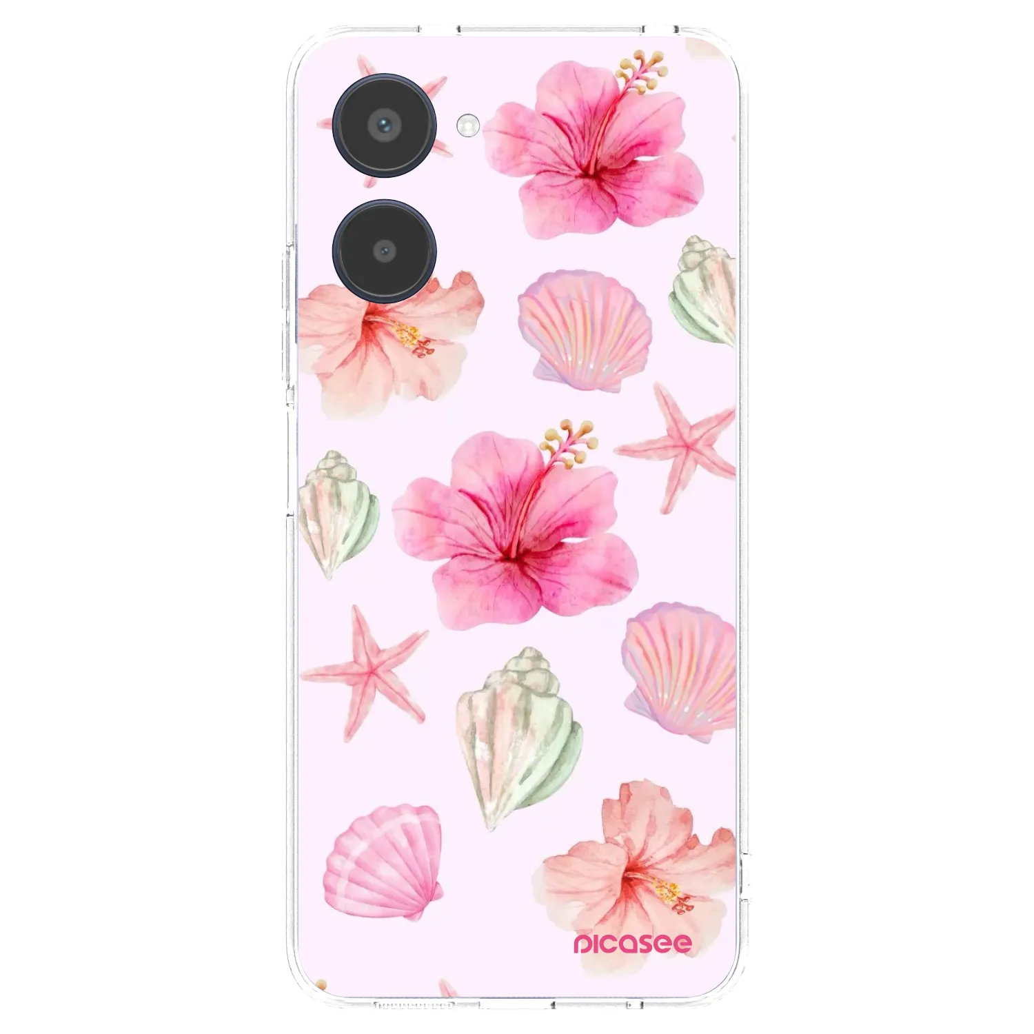 Picasee silikonska prozirna maskica za Realme 10 4G - Blush Lagoon