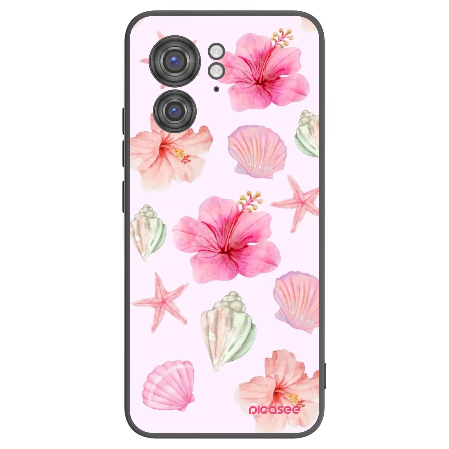 Picasee crna silikonska maskica za Motorola Edge 40 - Blush Lagoon