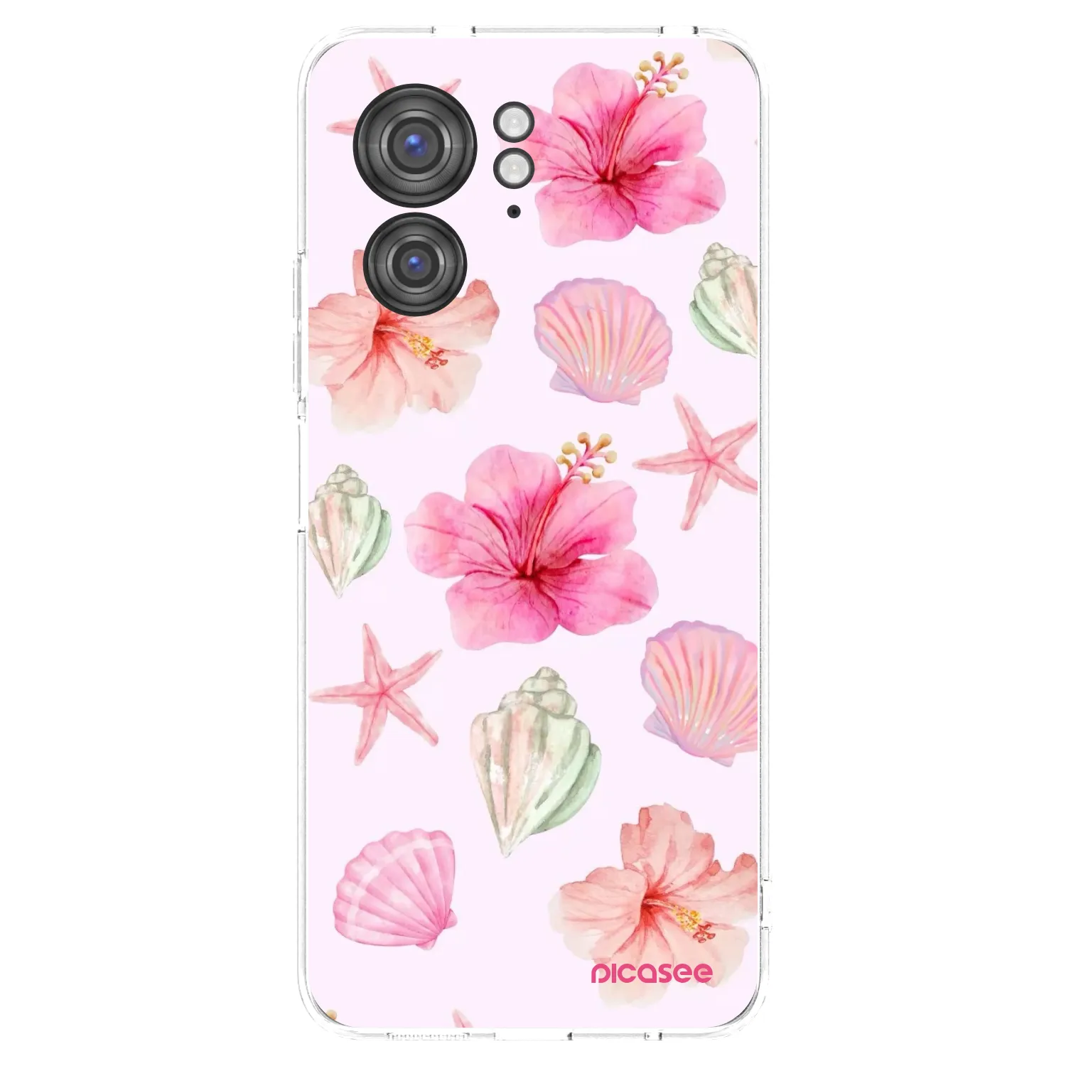 Picasee silikonska prozirna maskica za Motorola Edge 40 - Blush Lagoon