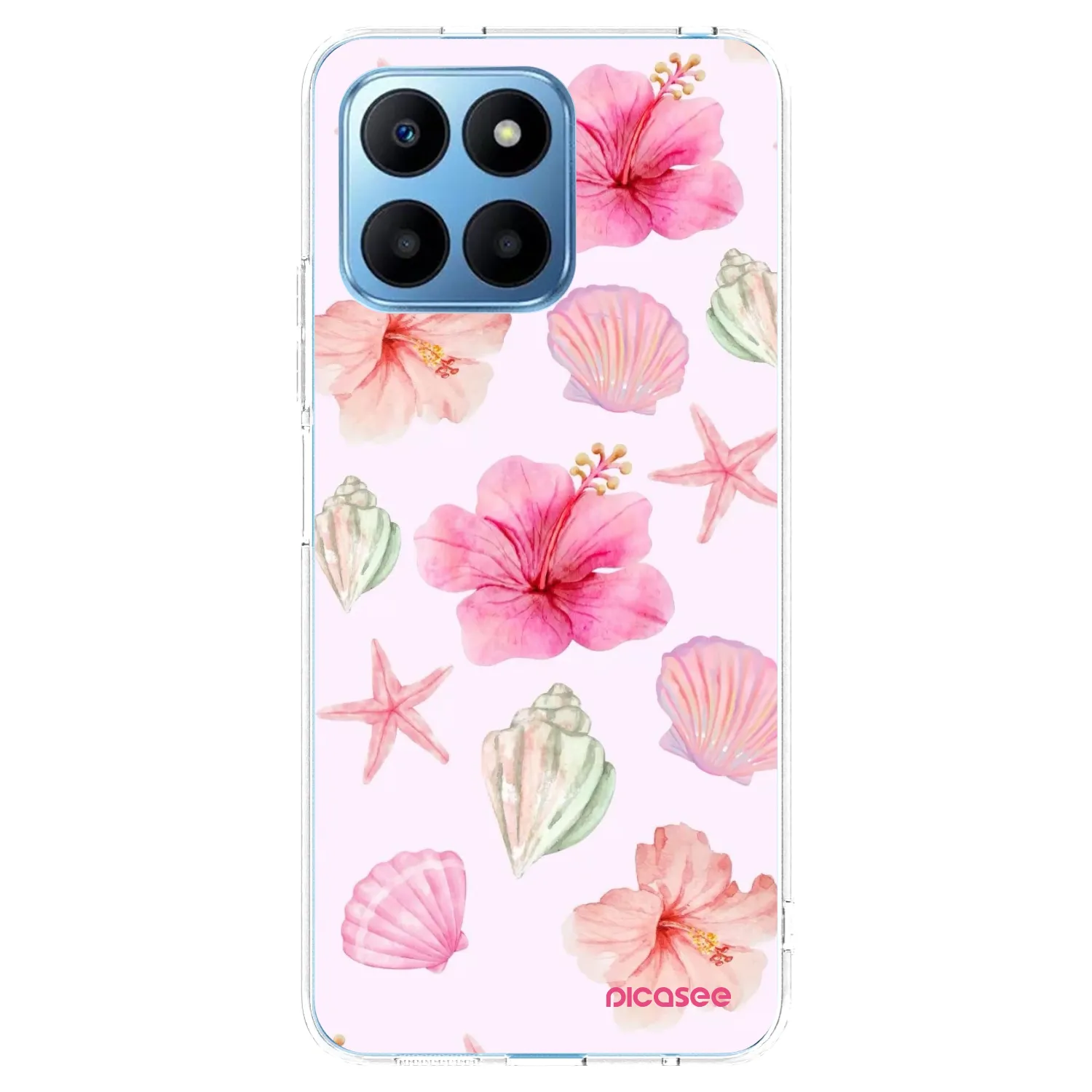 Picasee silikonska prozirna maskica za Honor 70 Lite - Blush Lagoon