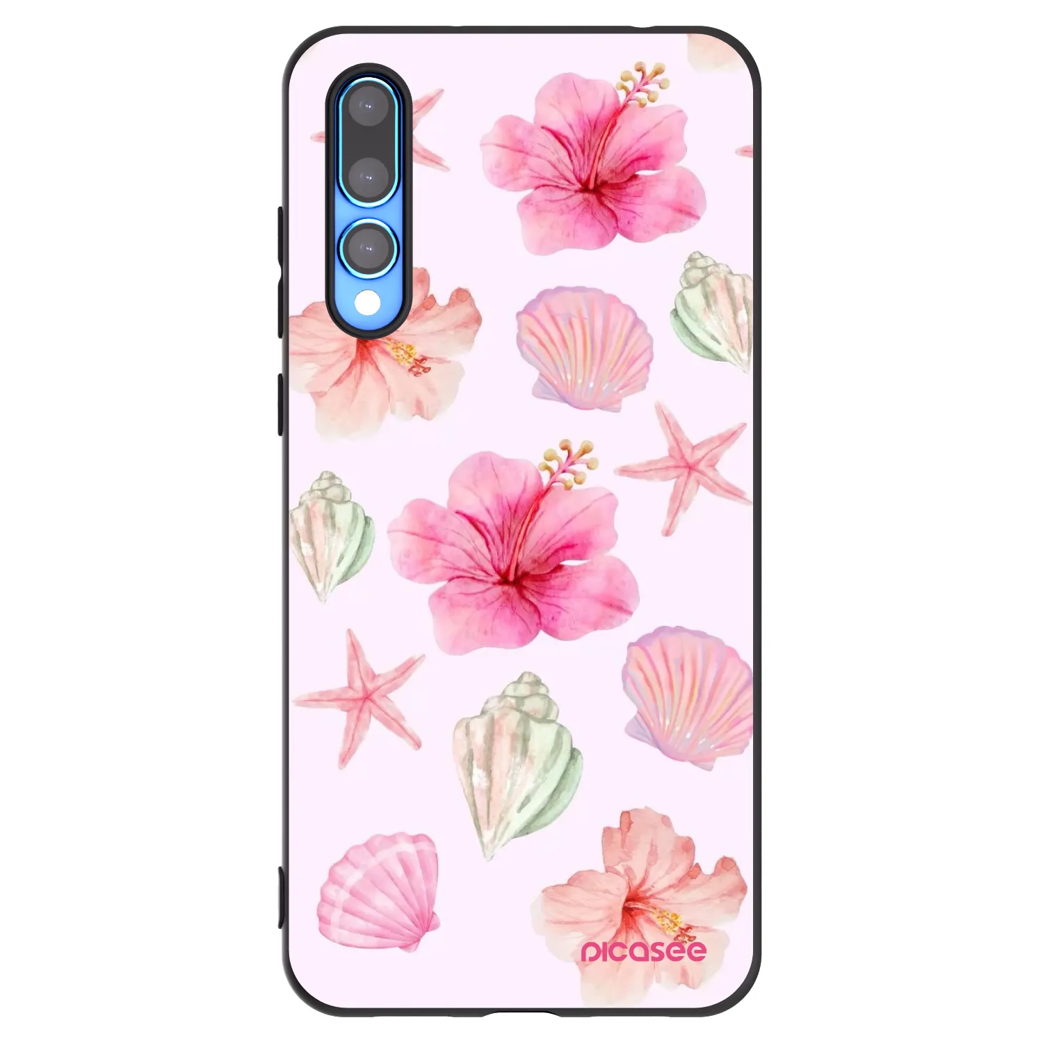Picasee crna silikonska maskica za Huawei P20 Pro - Blush Lagoon