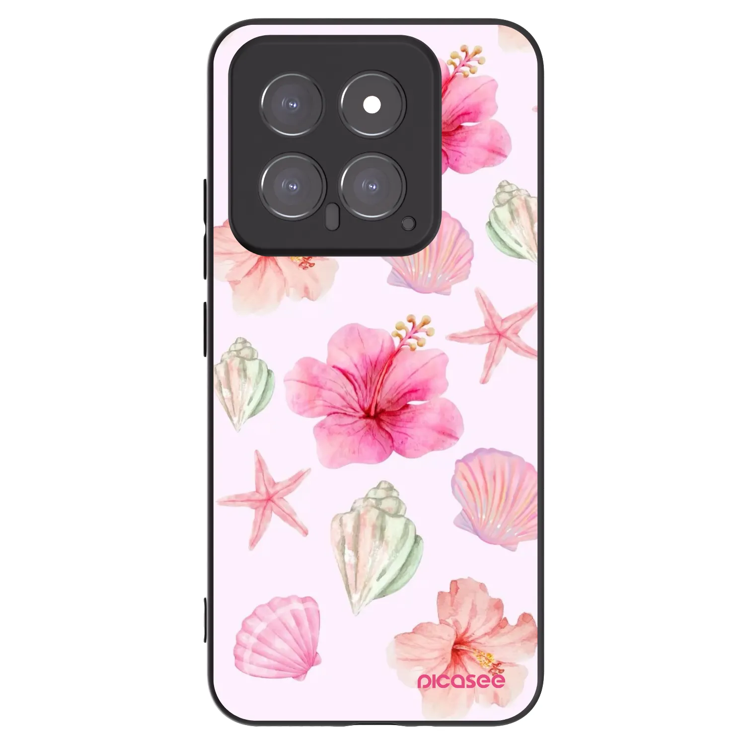 Picasee crna silikonska maskica za Xiaomi 14 - Blush Lagoon