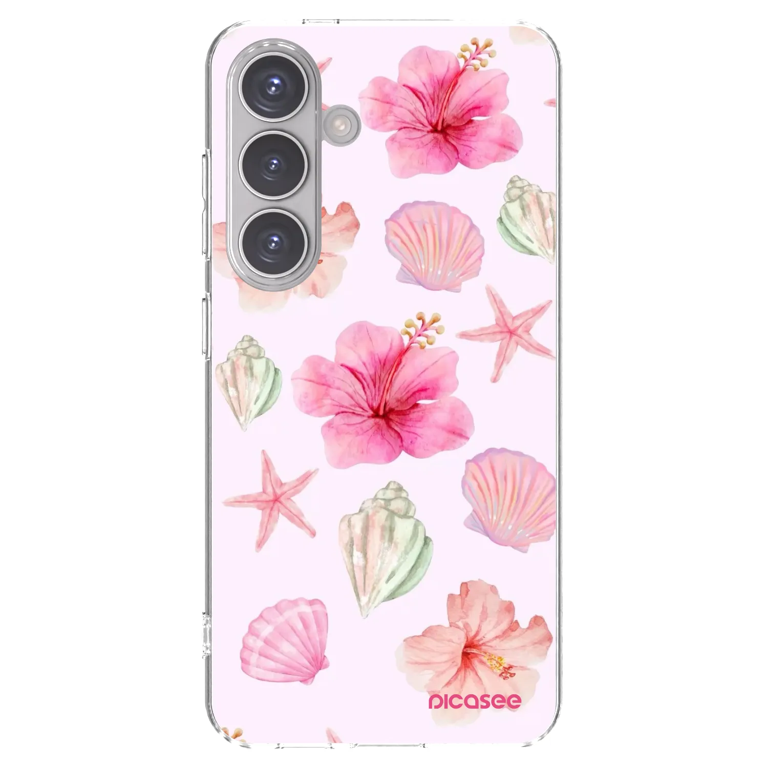 Picasee silikonska prozirna maskica za Samsung Galaxy S24 S921B 5G - Blush Lagoon