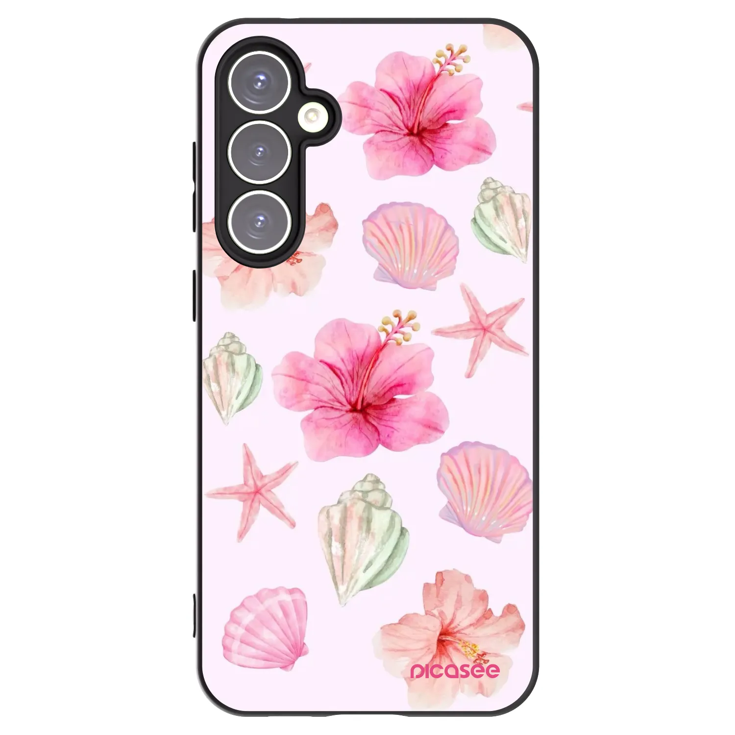 Picasee crna silikonska maskica za Samsung Galaxy S23 FE S711B - Blush Lagoon