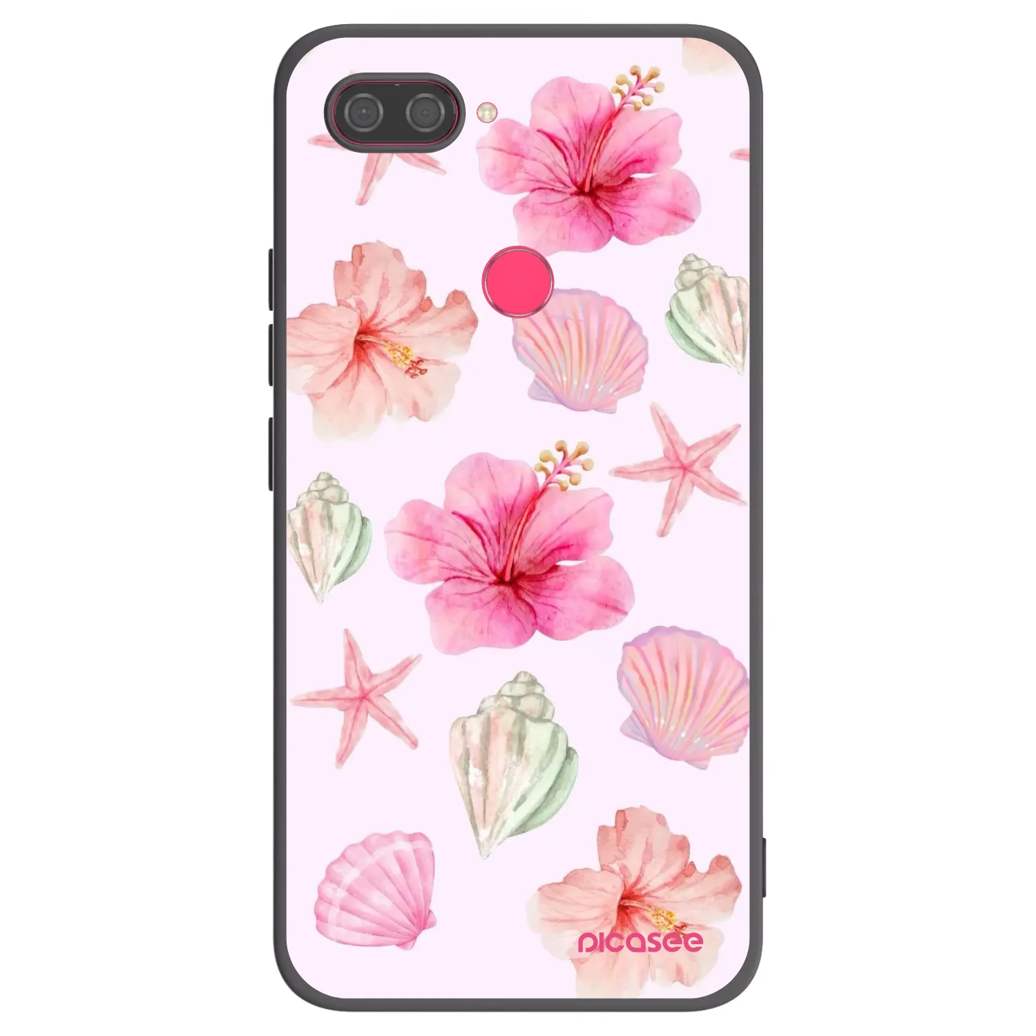 Picasee crna silikonska maskica za Xiaomi Mi 8 Lite - Blush Lagoon