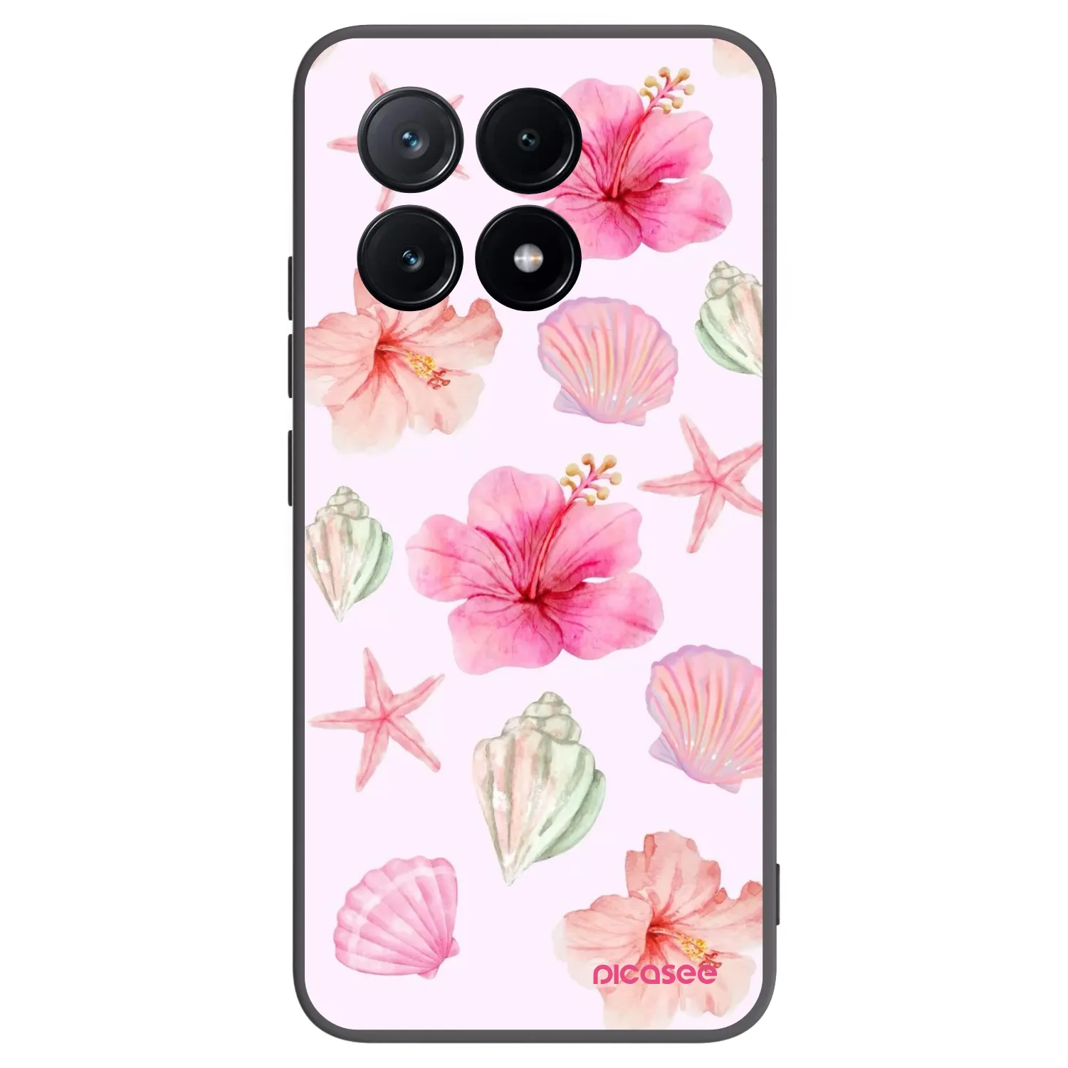 Picasee crna silikonska maskica za Xiaomi Poco X6 Pro - Blush Lagoon