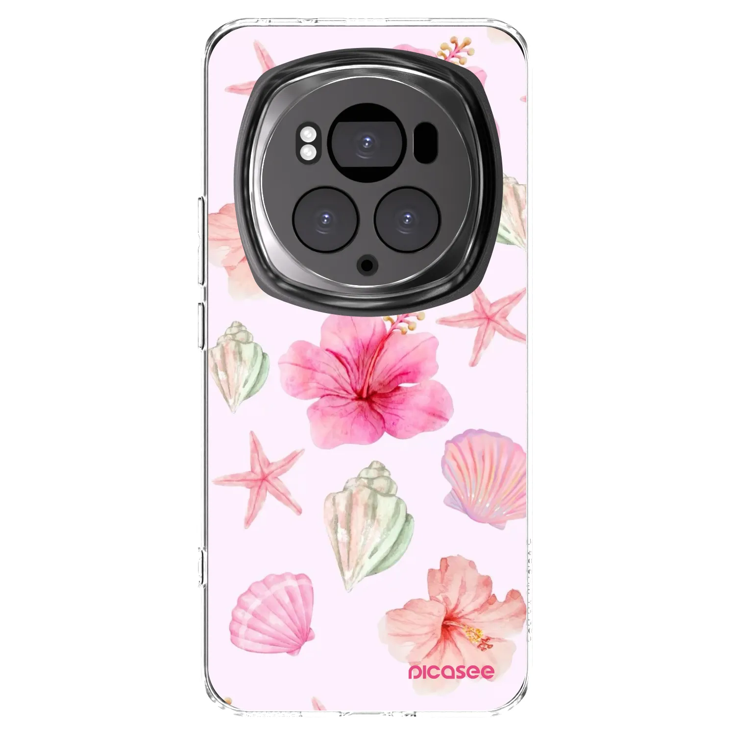 Picasee silikonska prozirna maskica za Honor Magic6 Pro - Blush Lagoon