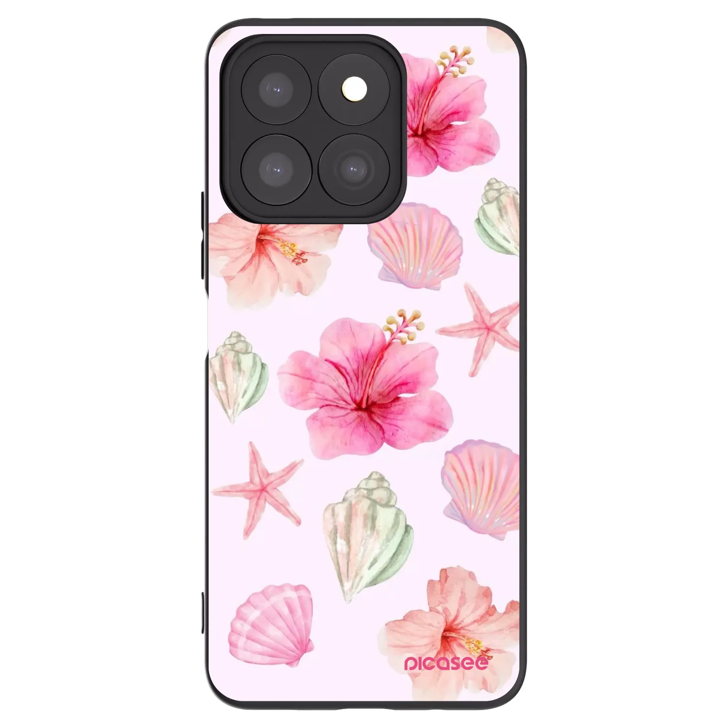 Picasee crna silikonska maskica za Honor X8b - Blush Lagoon