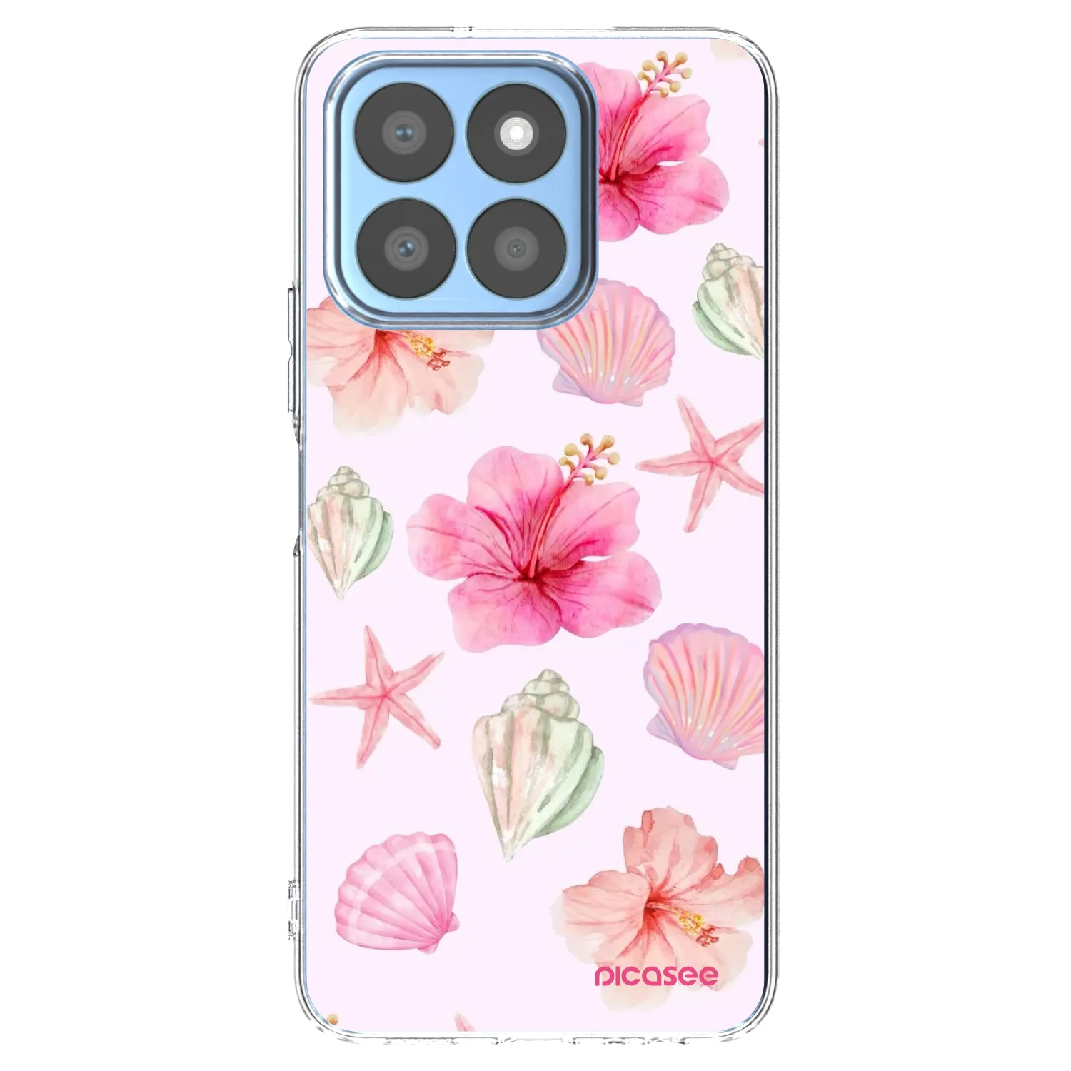 Picasee silikonska prozirna maskica za Honor X8b - Blush Lagoon