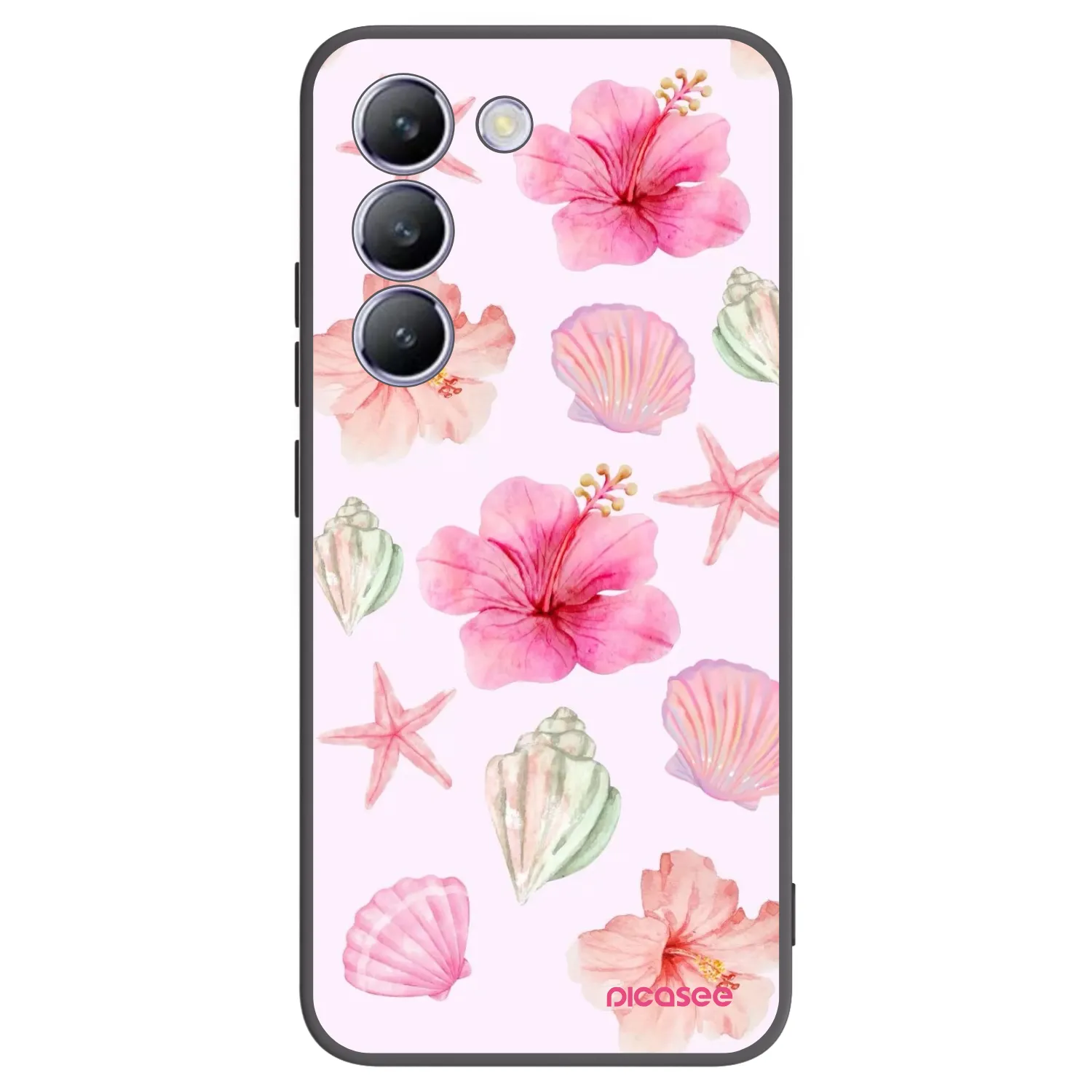 Picasee crna silikonska maskica za Vivo V40 SE 5G - Blush Lagoon