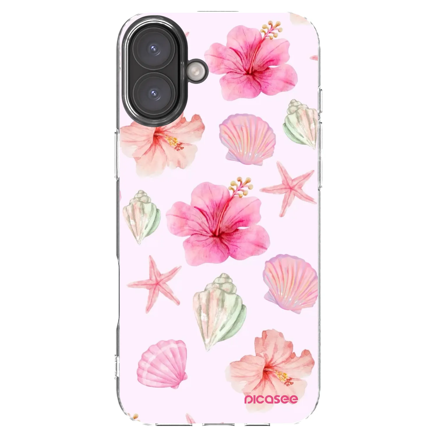 Picasee silikonska prozirna maskica za Apple iPhone 16 Plus - Blush Lagoon
