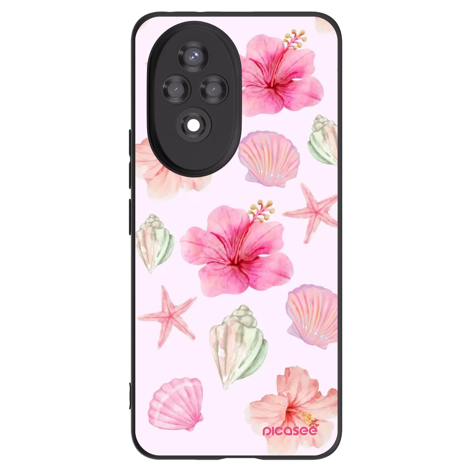 Picasee crna silikonska maskica za Honor 200 5G - Blush Lagoon