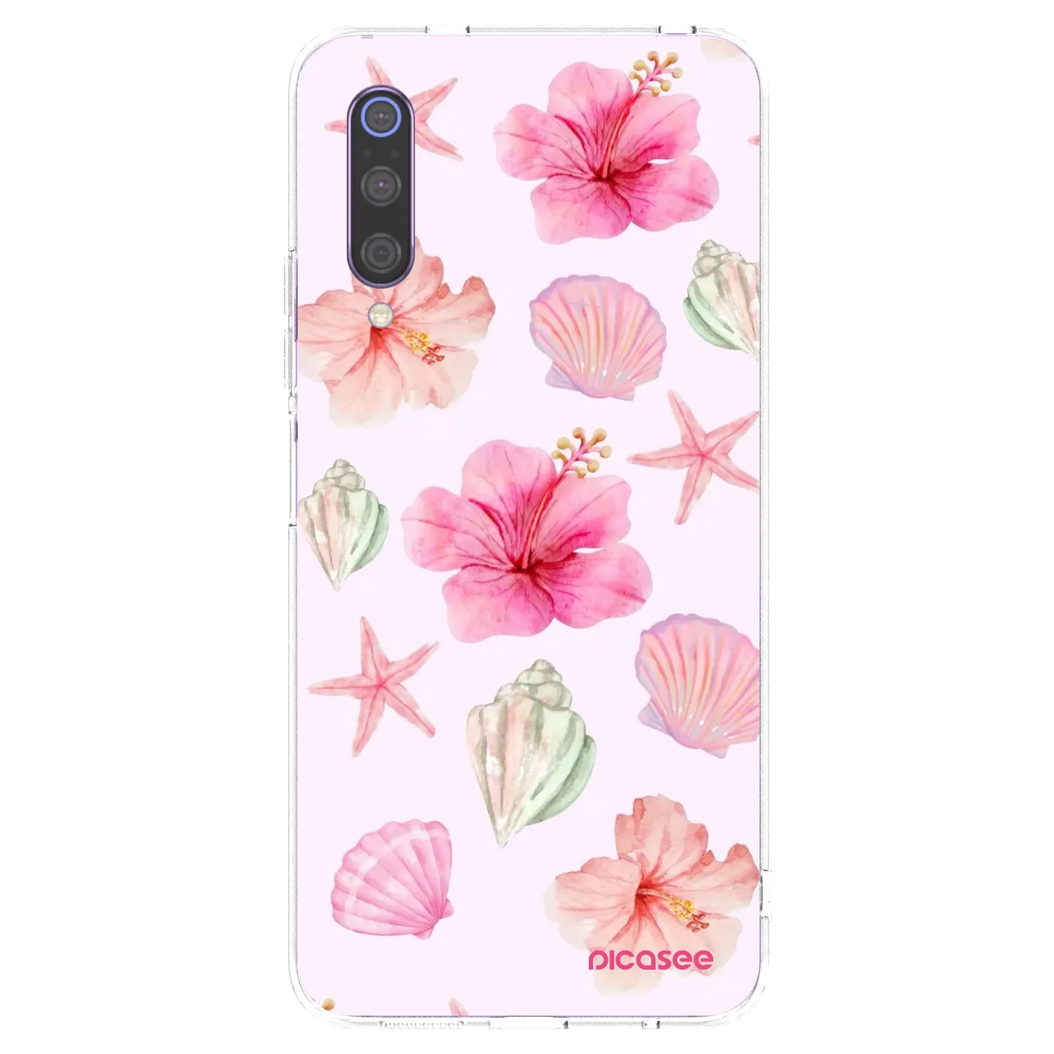 Picasee silikonska prozirna maskica za Xiaomi Mi 9 - Blush Lagoon