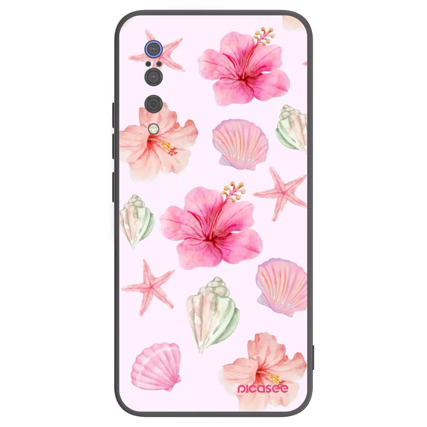 Picasee crna silikonska maskica za Xiaomi Mi 9 - Blush Lagoon
