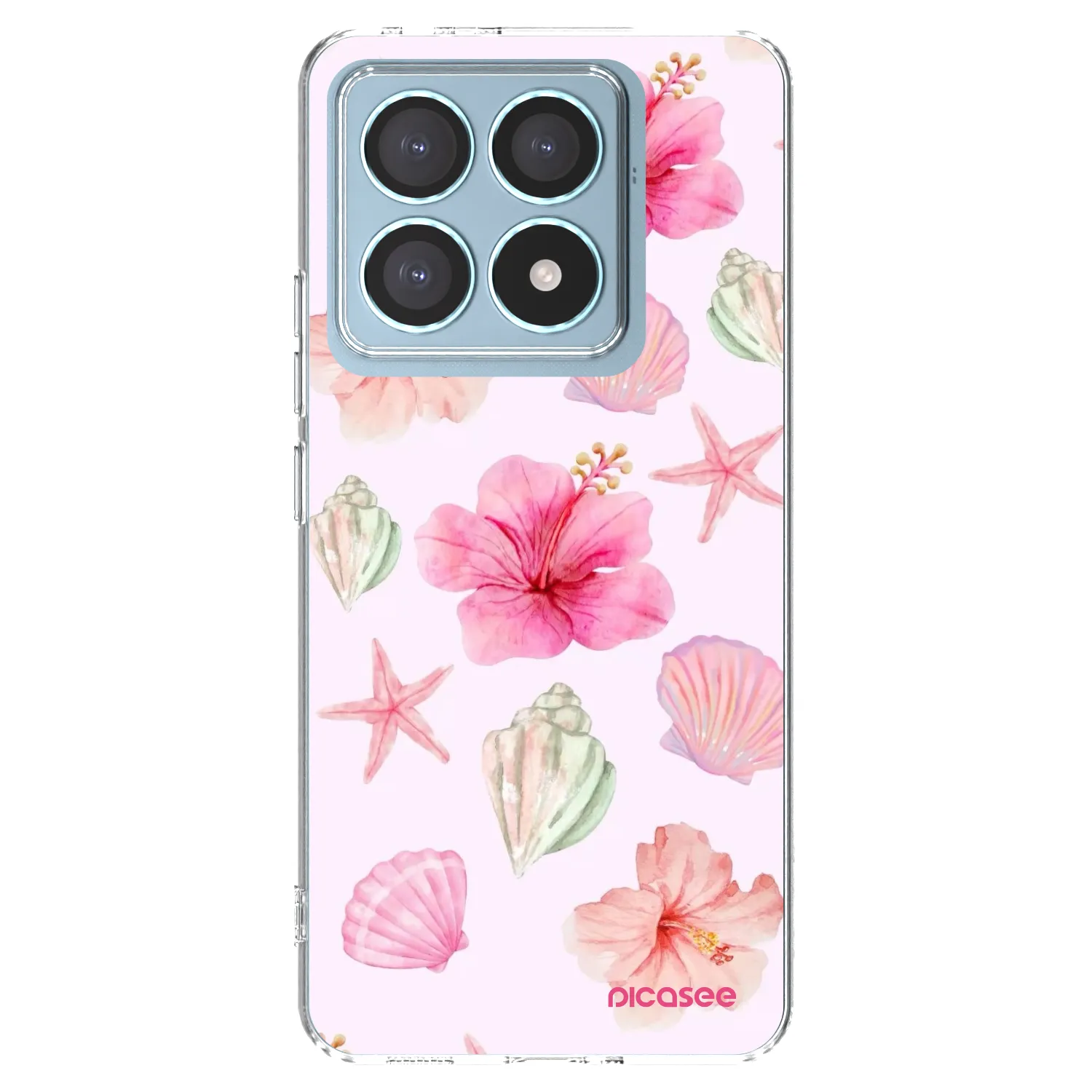Picasee silikonska prozirna maskica za Xiaomi 14T Pro - Blush Lagoon