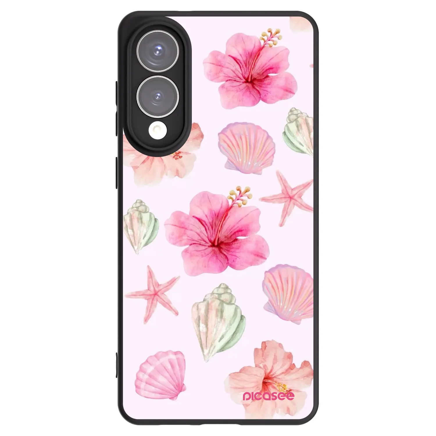 Picasee crna silikonska maskica za Samsung Galaxy S25 Edge 5G - Blush Lagoon
