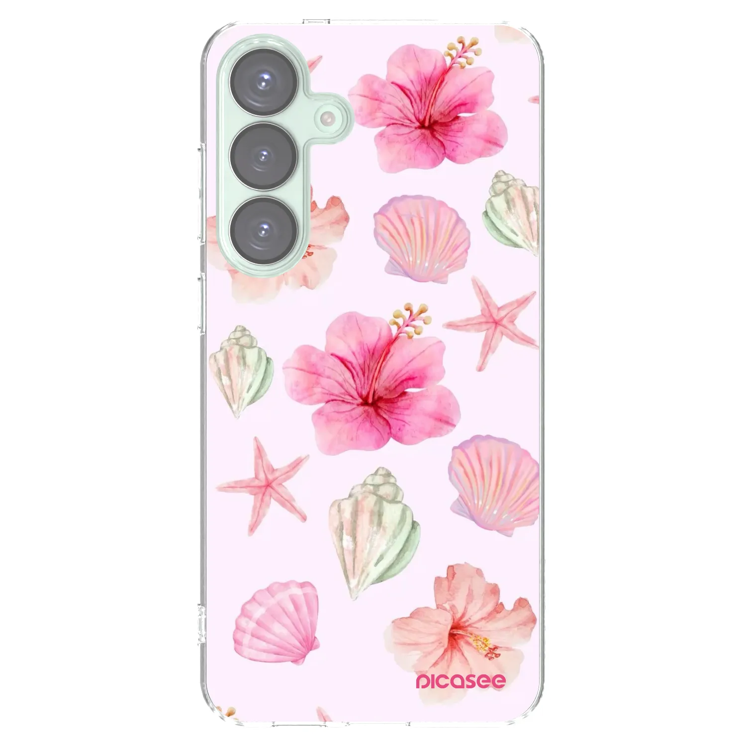 Picasee silikonska prozirna maskica za Samsung Galaxy S25+ 5G - Blush Lagoon