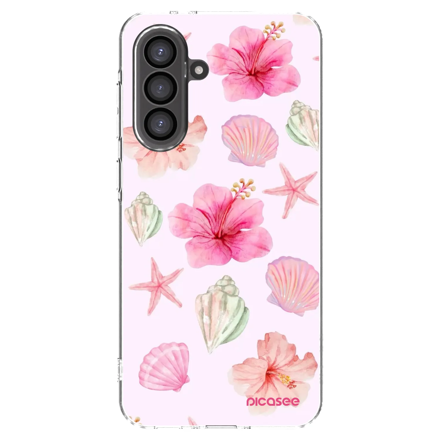 Picasee silikonska prozirna maskica za Samsung Galaxy A36 5G - Blush Lagoon