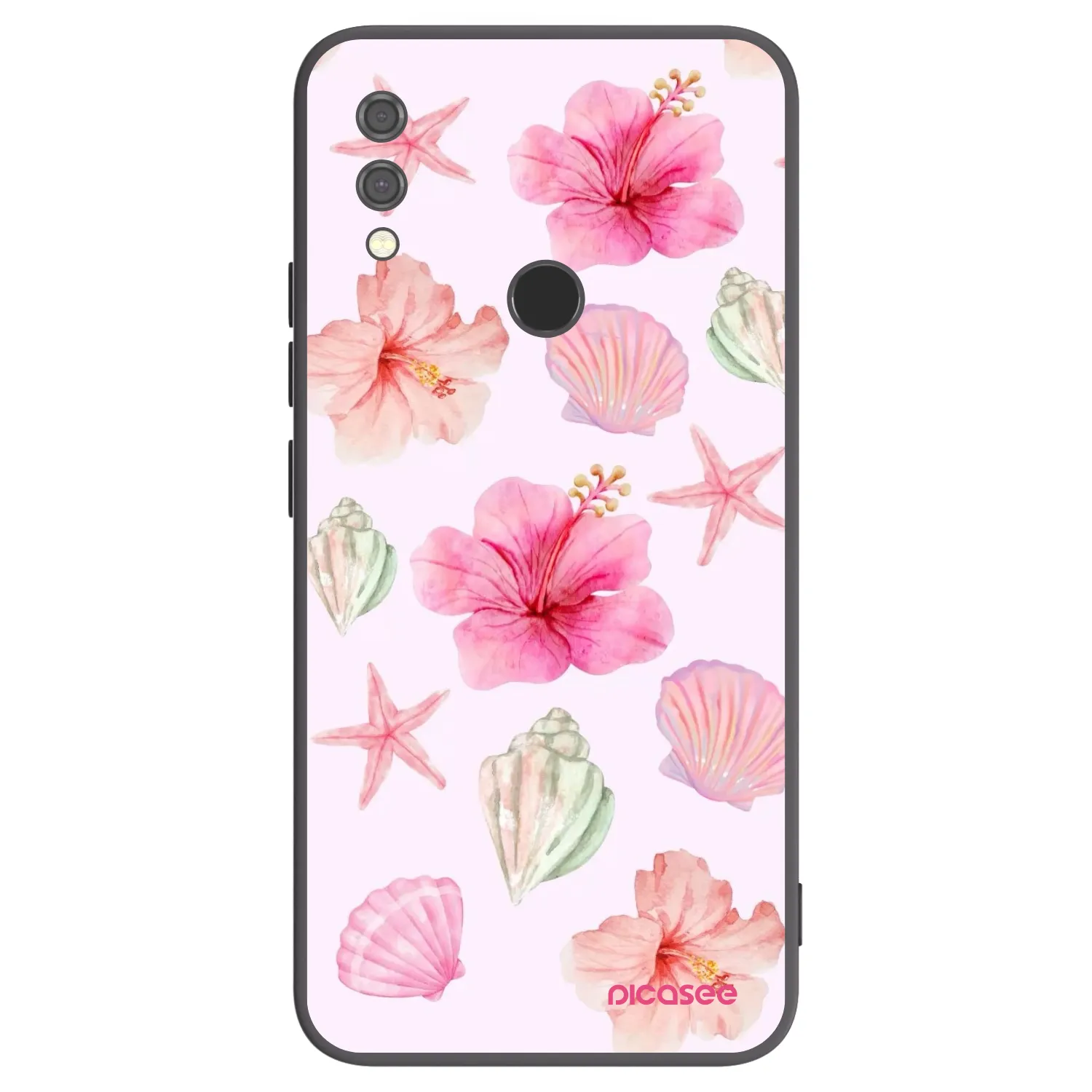 Picasee crna silikonska maskica za Xiaomi Redmi Note 7 - Blush Lagoon